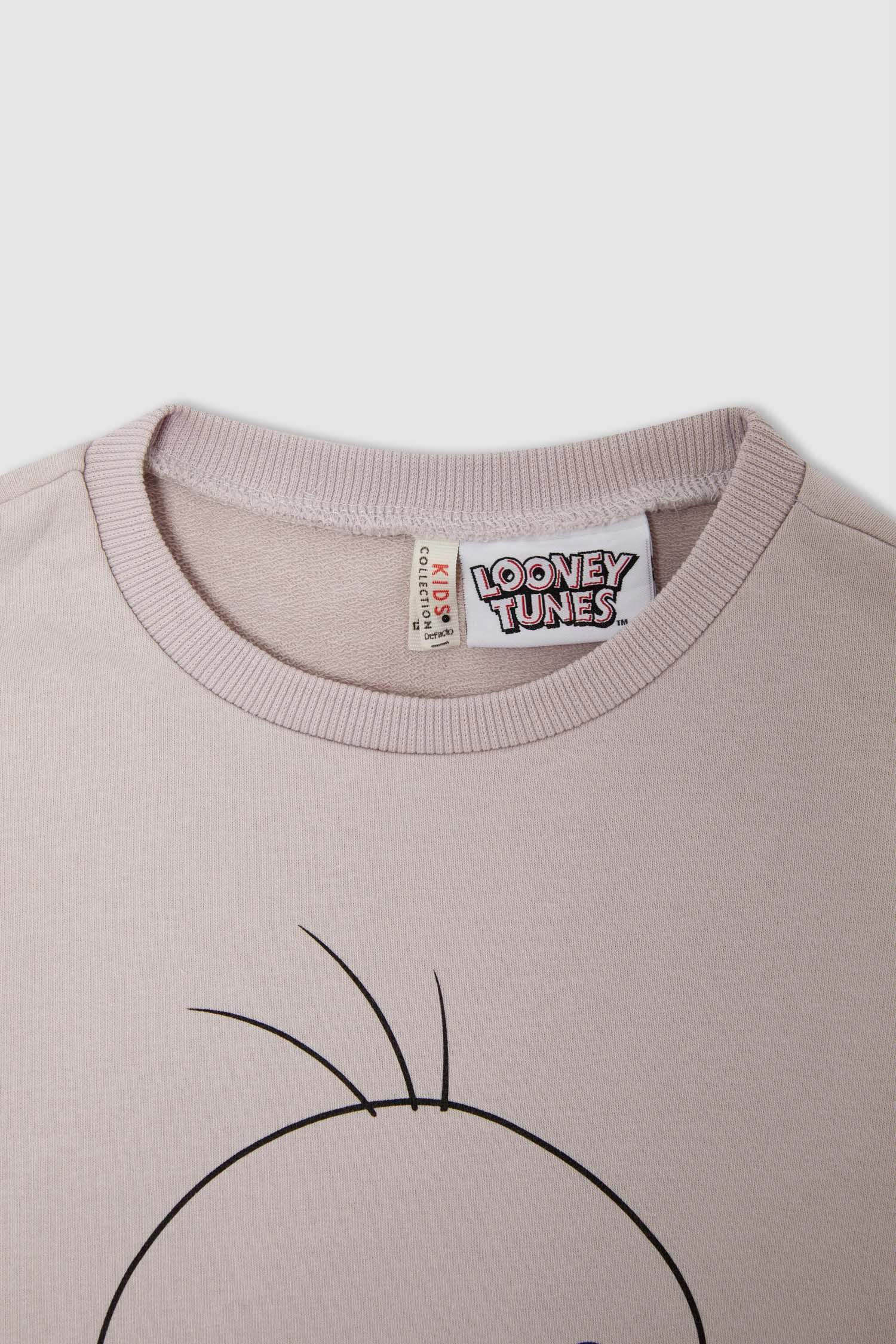 Kız Çocuk Tweety Lisanslı Sweat Elbise