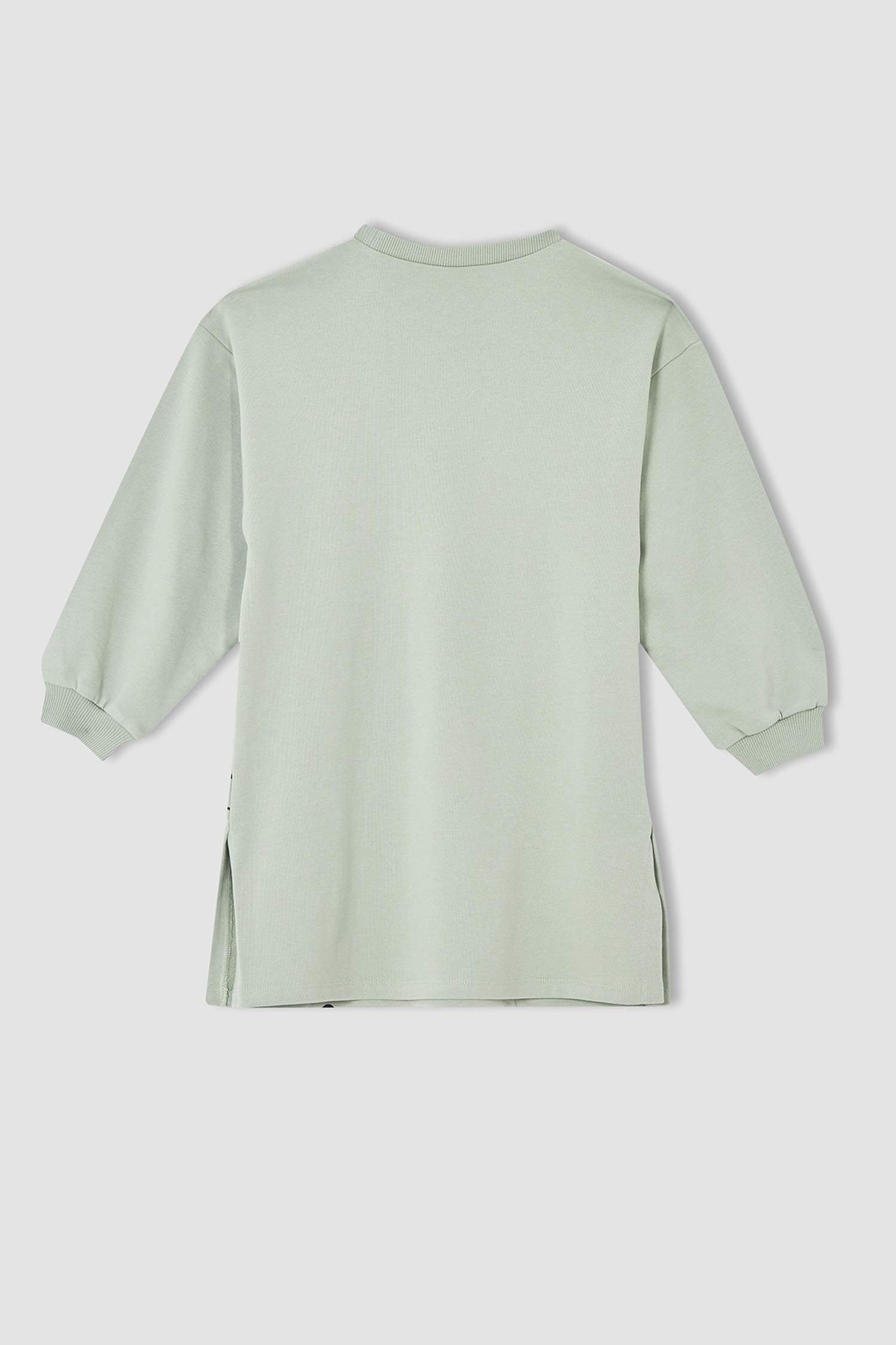 Kız Çocuk Bambi Lisanslı Uzun Kollu Sweat Elbise