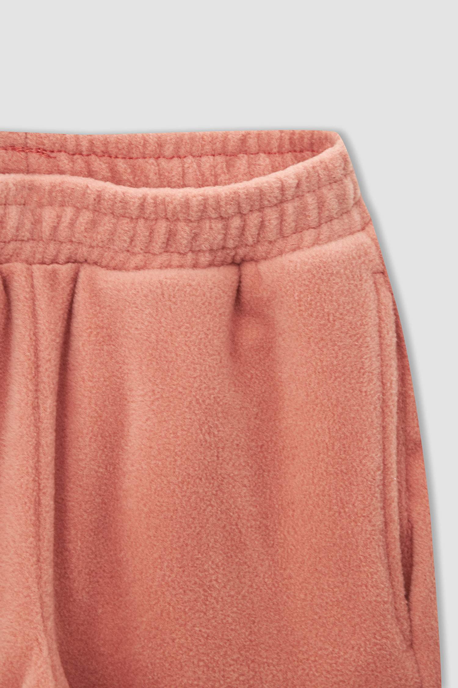 Kız Çocuk Yüksek Bel Polar Isı Yalıtımlı Warmtech Jogger Eşofman Alt