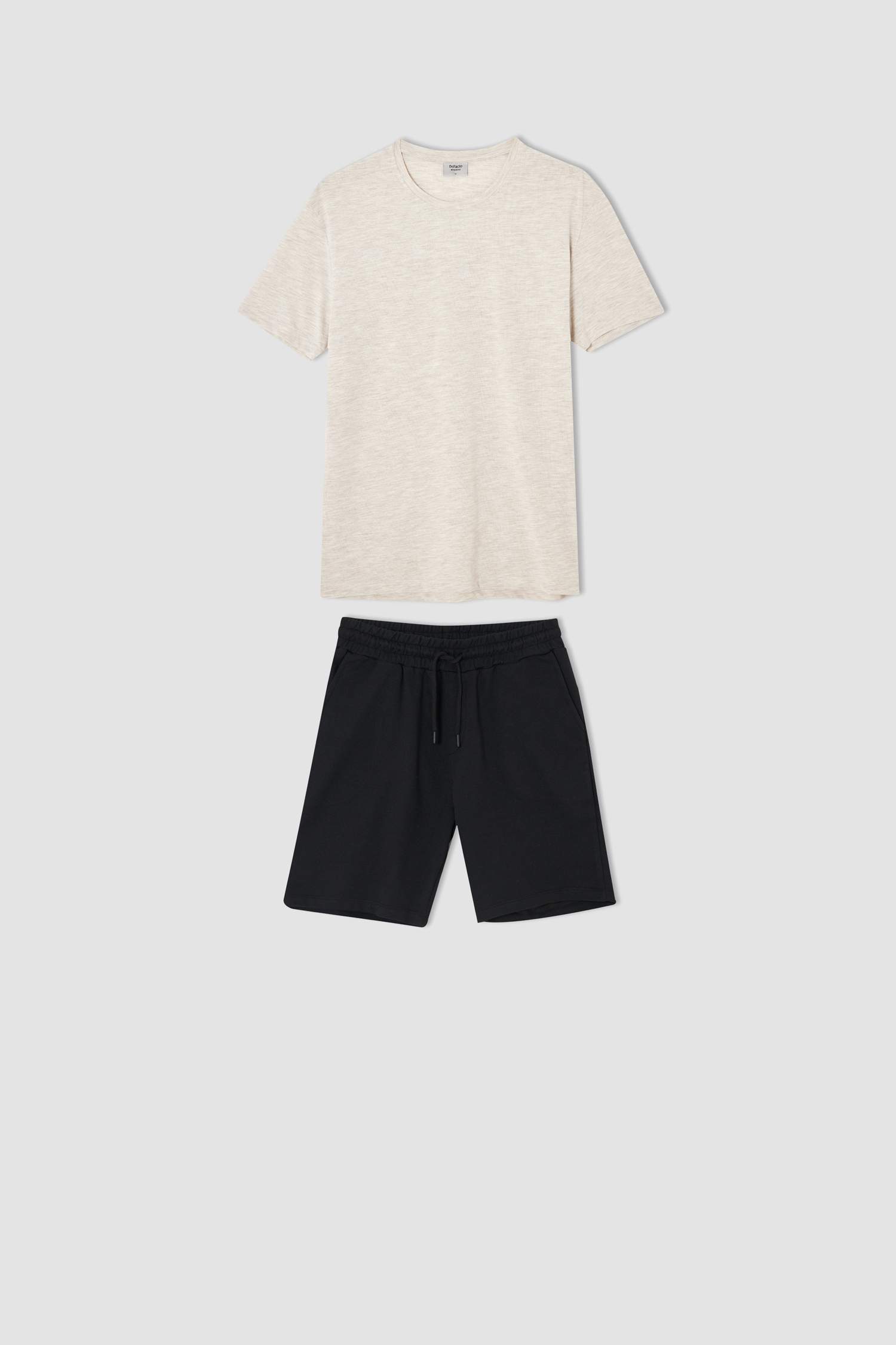 Regular Fit Basic Şort ve Tişört Takımı