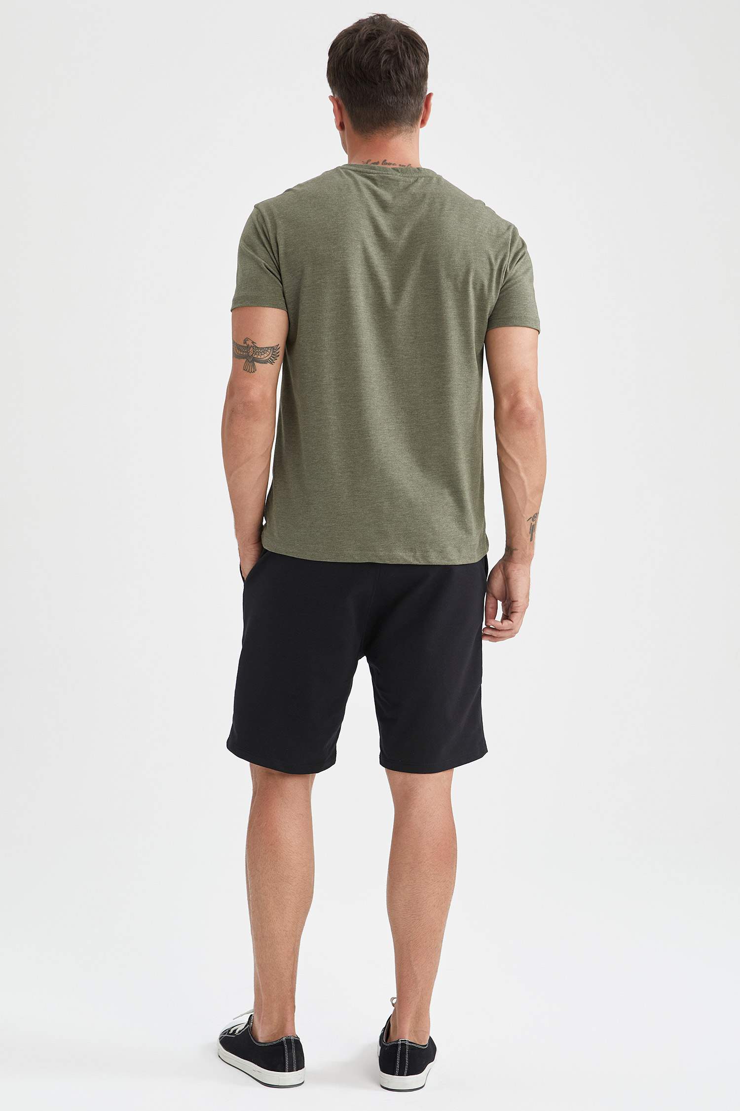 Regular Fit Basic Şort ve Tişört Takımı