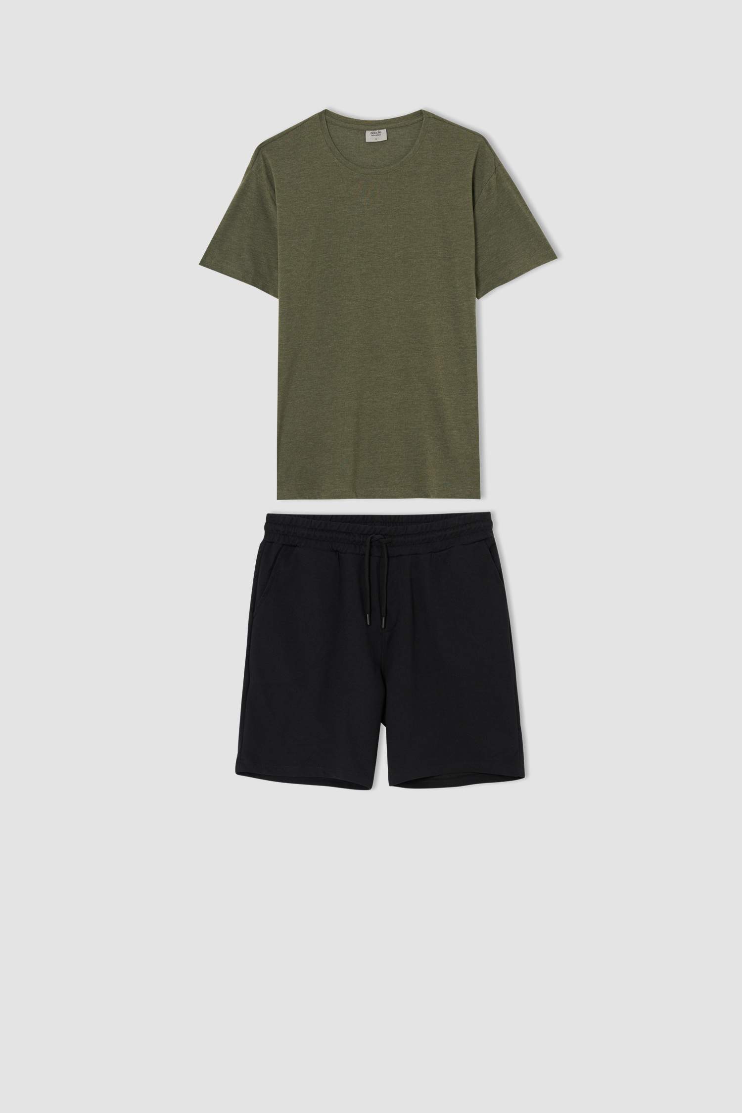 Regular Fit Basic Şort ve Tişört Takımı