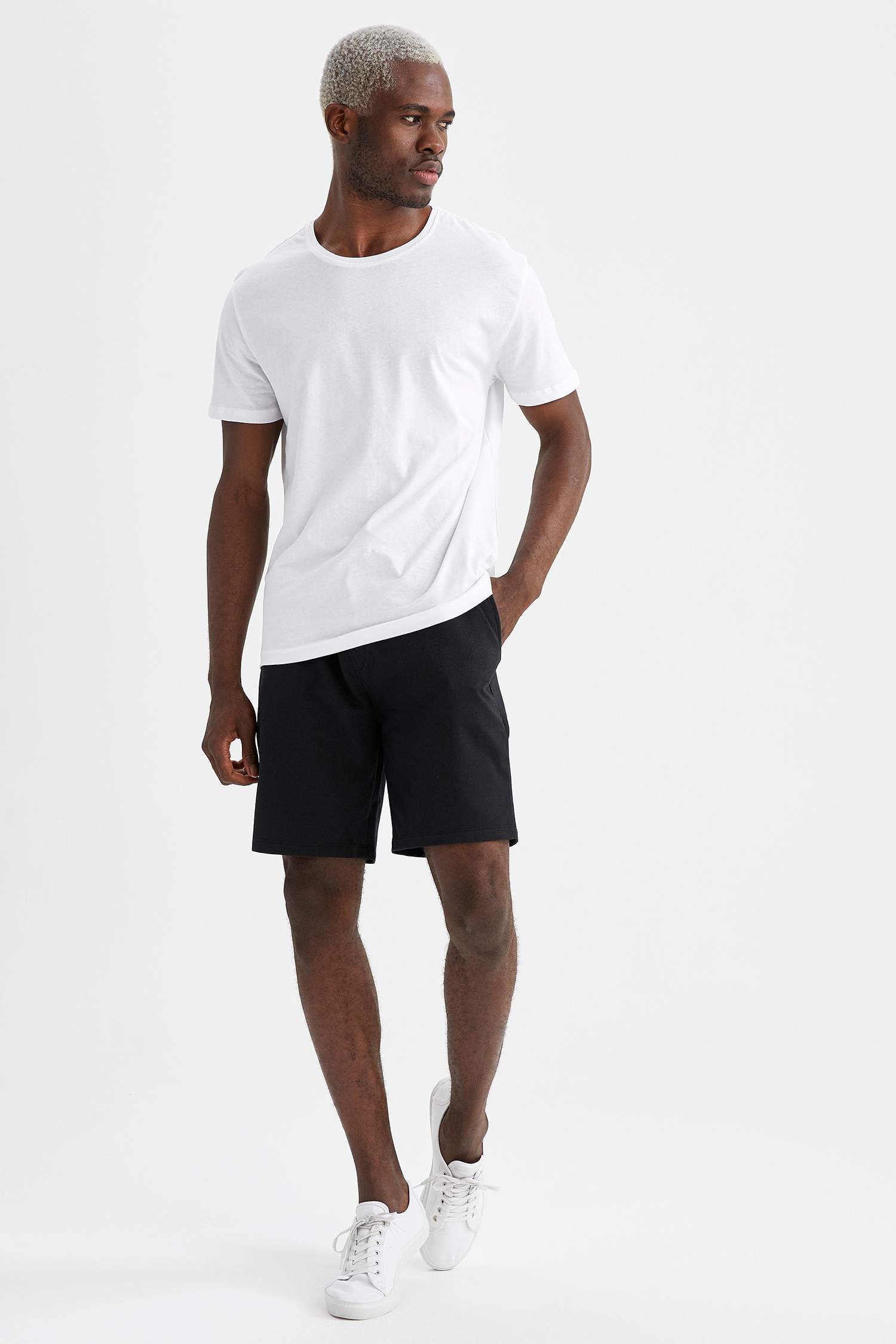Regular Fit Basic Şort ve Tişört Takımı