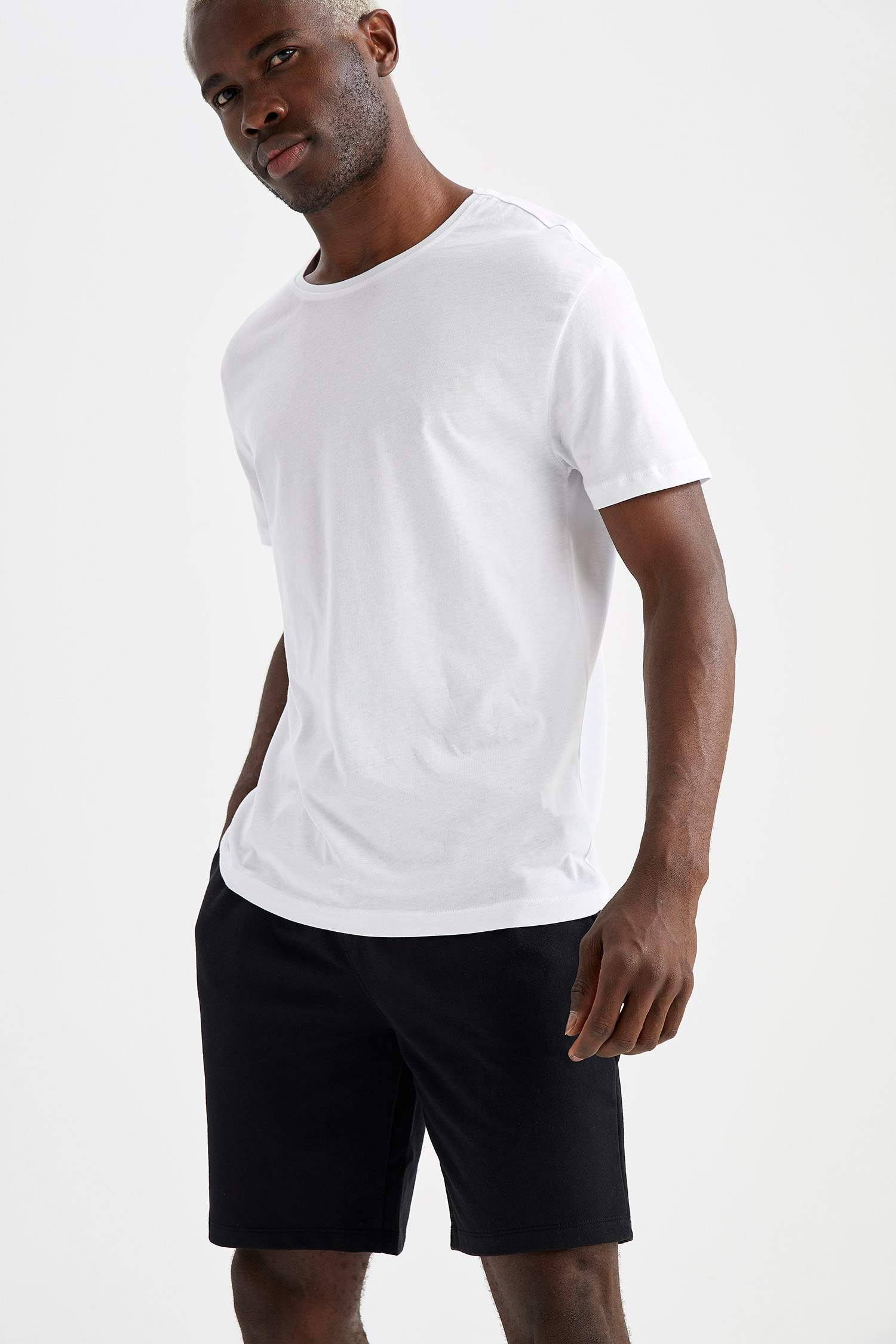 Regular Fit Basic Şort ve Tişört Takımı