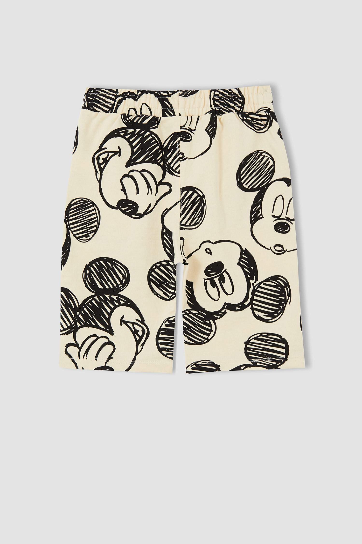 Erkek Çocuk Mickey Mouse Lisanslı Esnek Belli Bermuda Şort