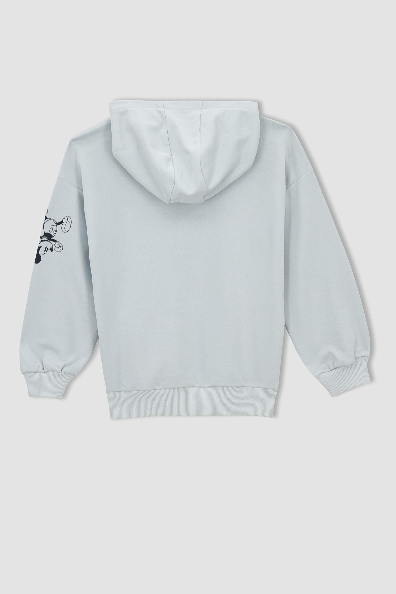 Kız Çocuk Mickey Mouse Lisanslı Kapüşonlu Sweatshirt