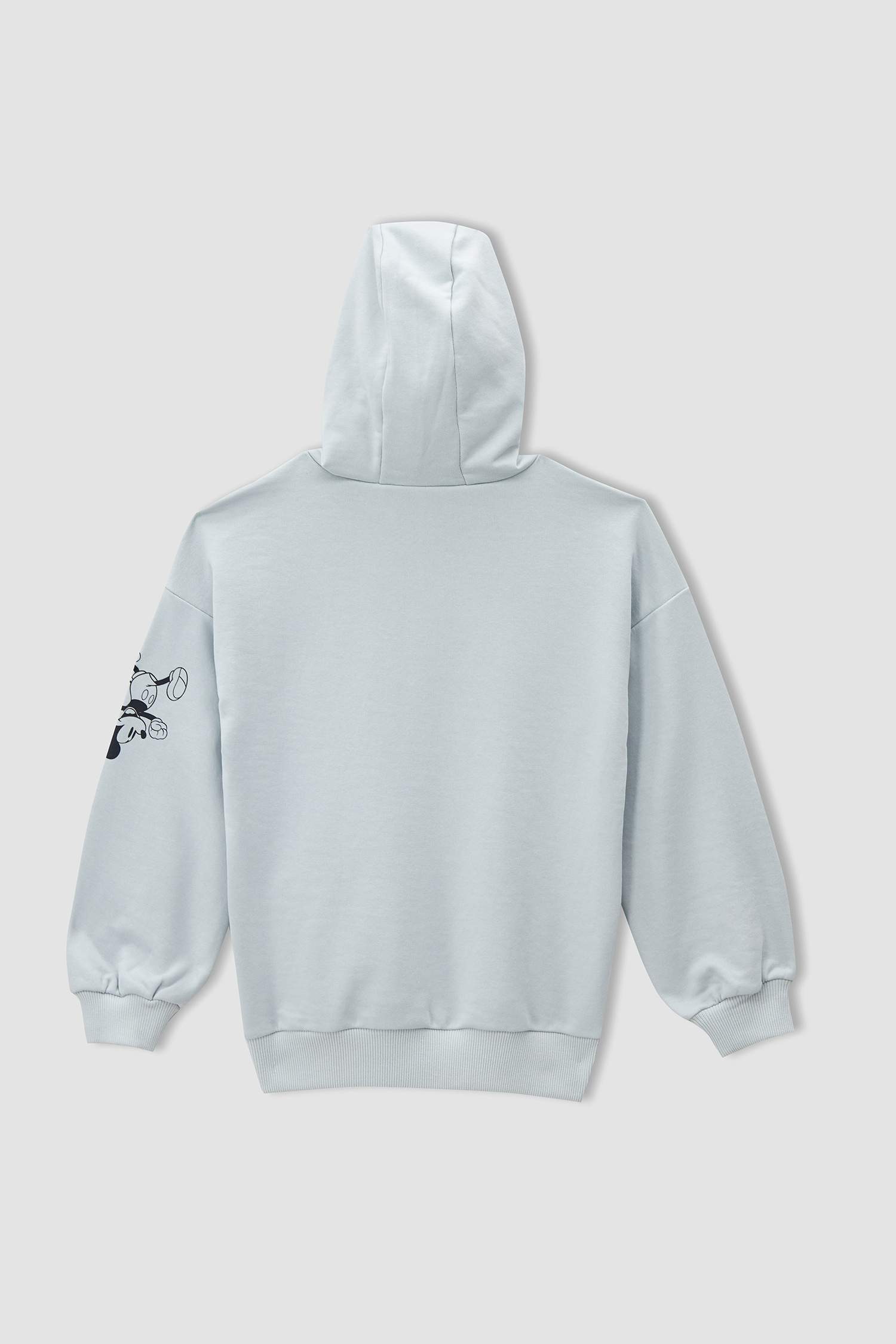 Kız Çocuk Mickey Mouse Lisanslı Kapüşonlu Sweatshirt