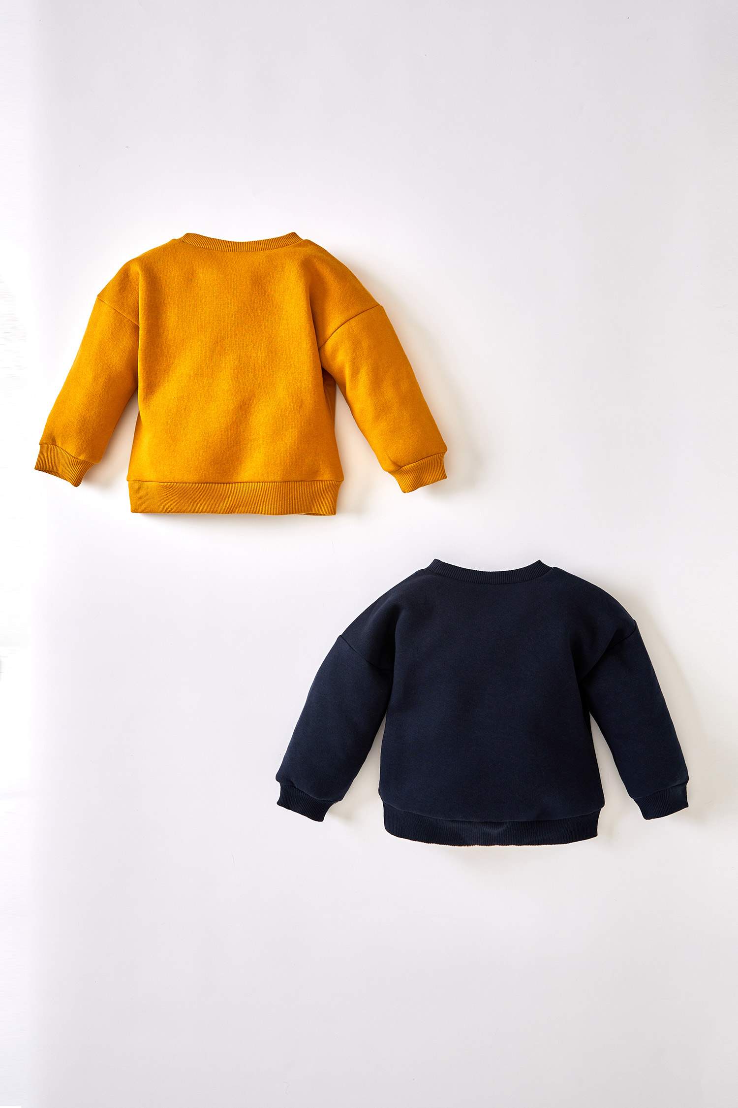 Erkek Bebek Basic İçi Yumuşak Dokulu 2'li Sweatshirt