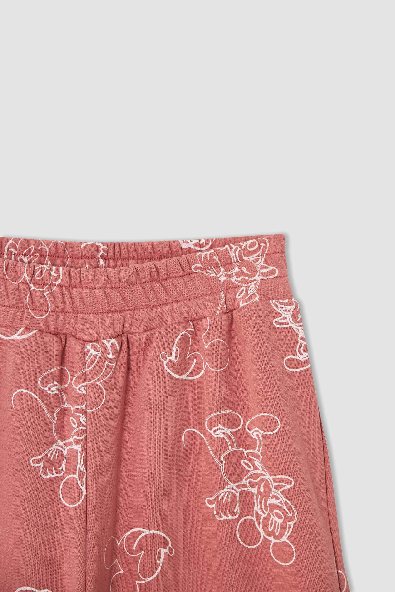 Kız Çocuk Disney Mickey & Minnie Lisanslı Uzun Kollu 2'li Takım