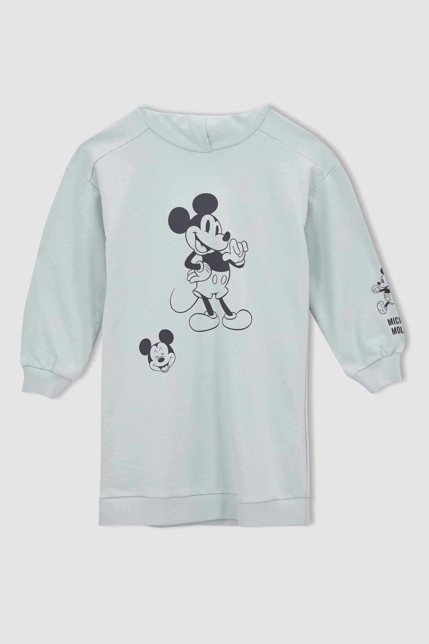 Kız Çocuk Mickey Mouse Lisanslı Sweat Elbise