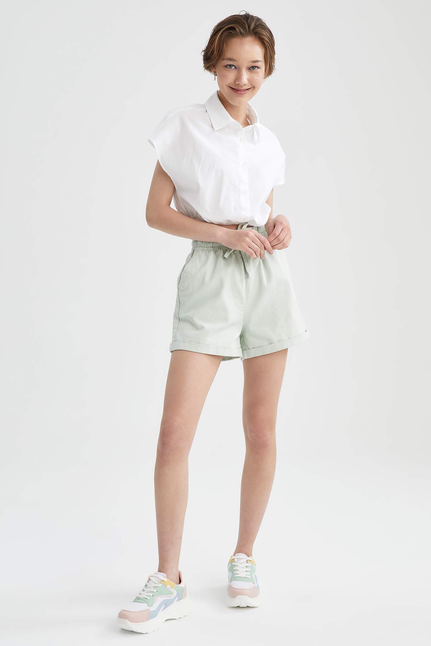Coool Regular Fit Kolsuz Poplin Gömlek