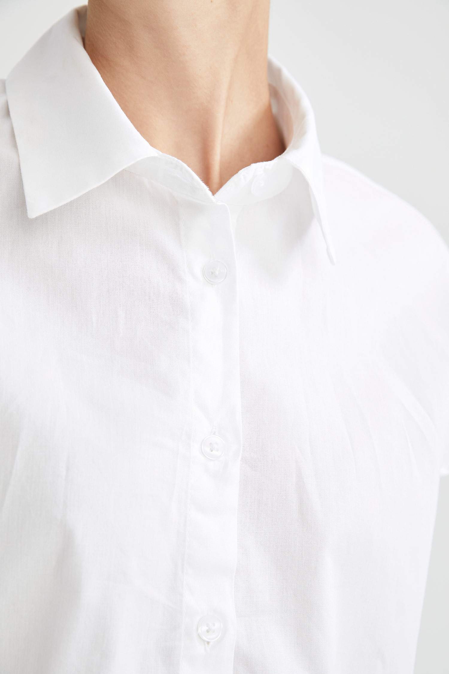 Coool Regular Fit Kolsuz Poplin Gömlek