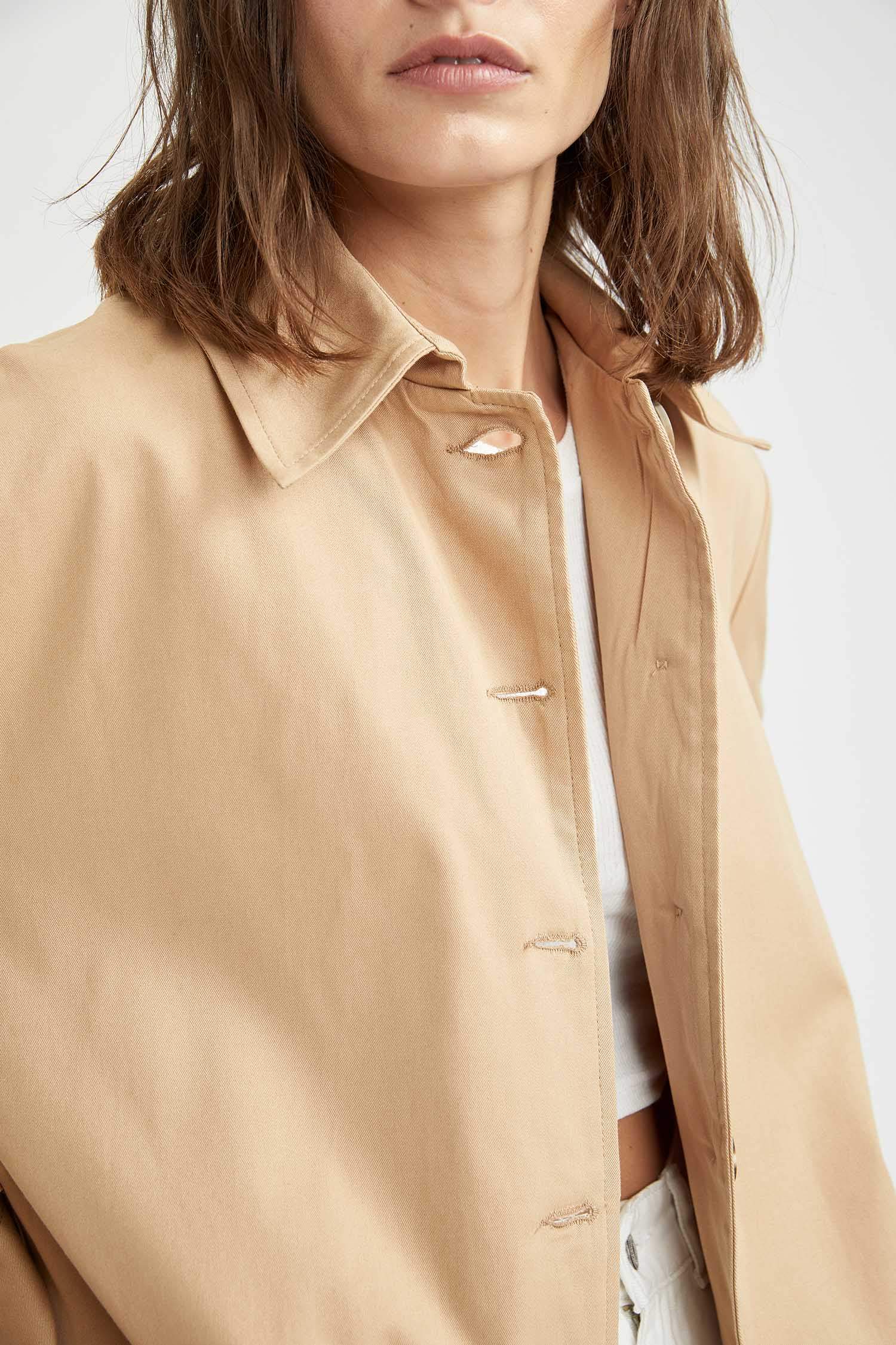 Kuşaklı Oversize Trençkot