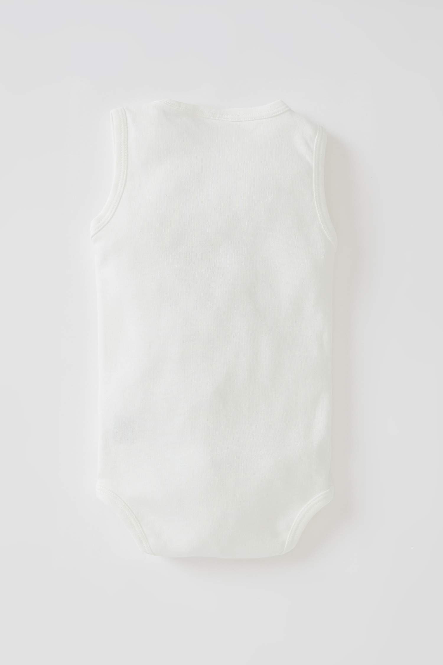 Unisex I Mom Baskılı Kolsuz Çıtçıtlı Pamuklu Body