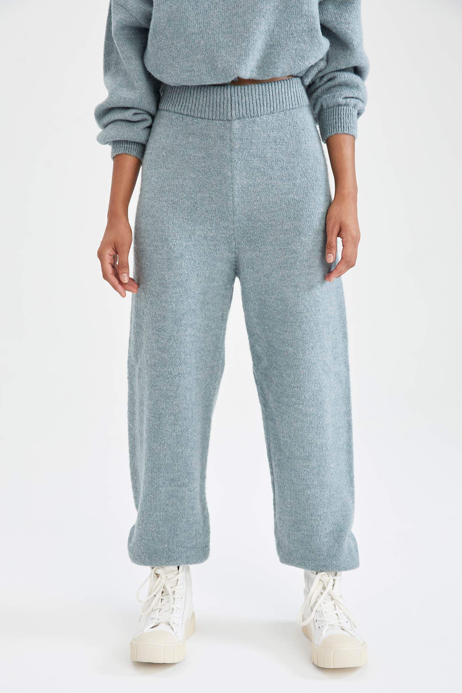 Beli Lastikli Relax Fit Triko Jogger Pantolon
