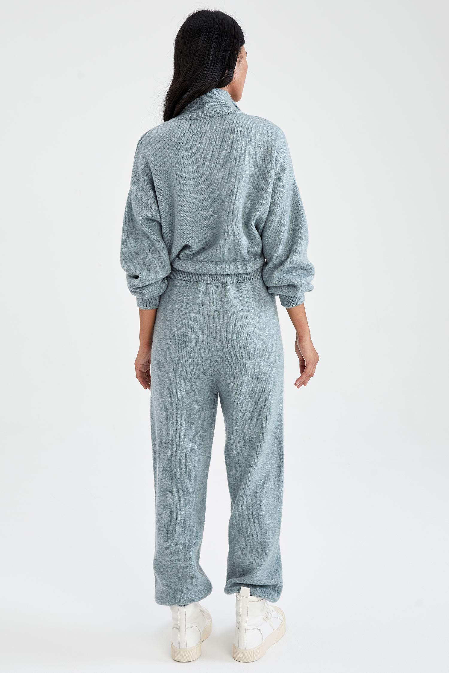 Beli Lastikli Relax Fit Triko Jogger Pantolon