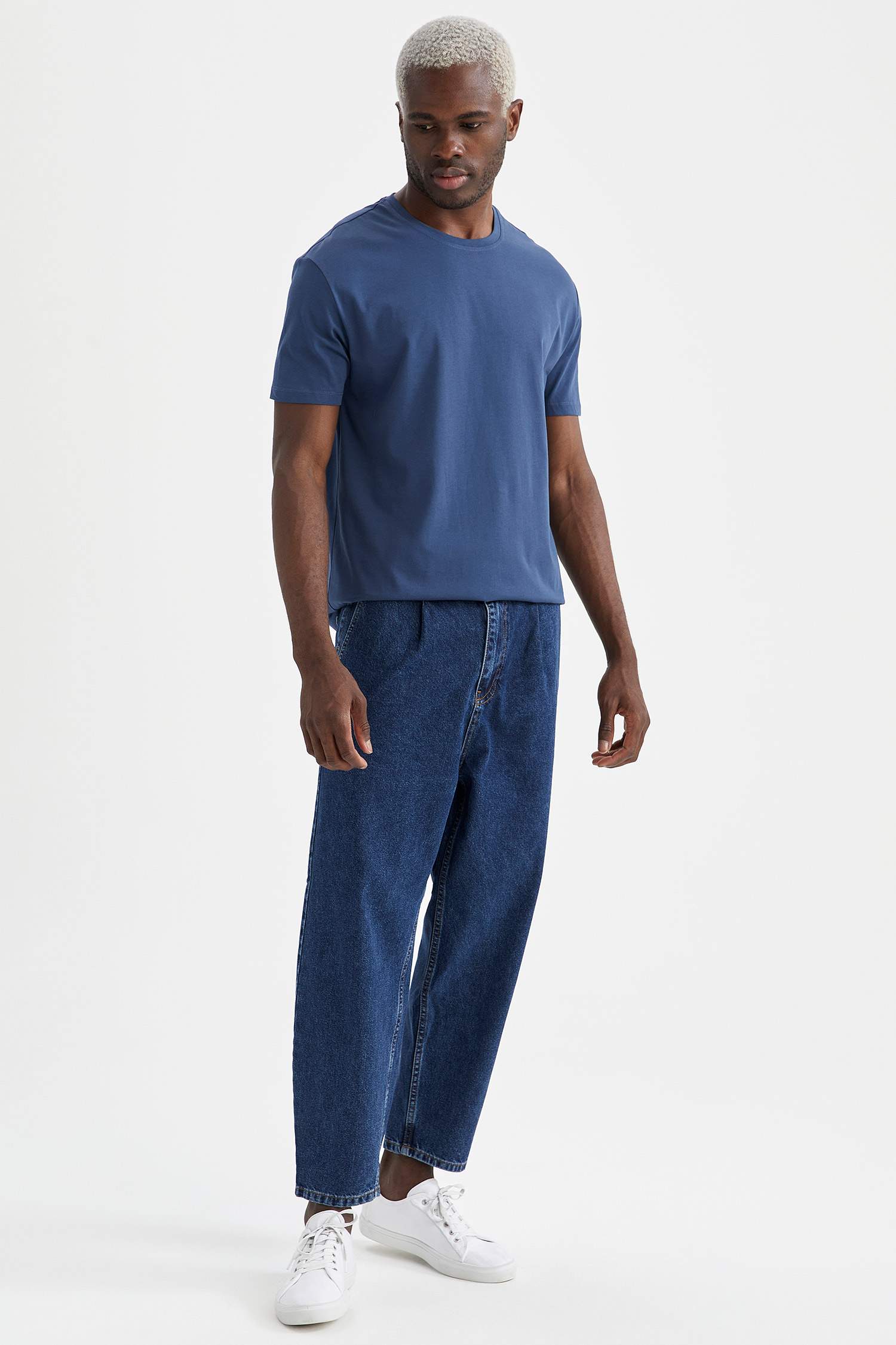 Regular Fit Bisiklet Yaka Basic 2'li Kısa Kollu Tişört