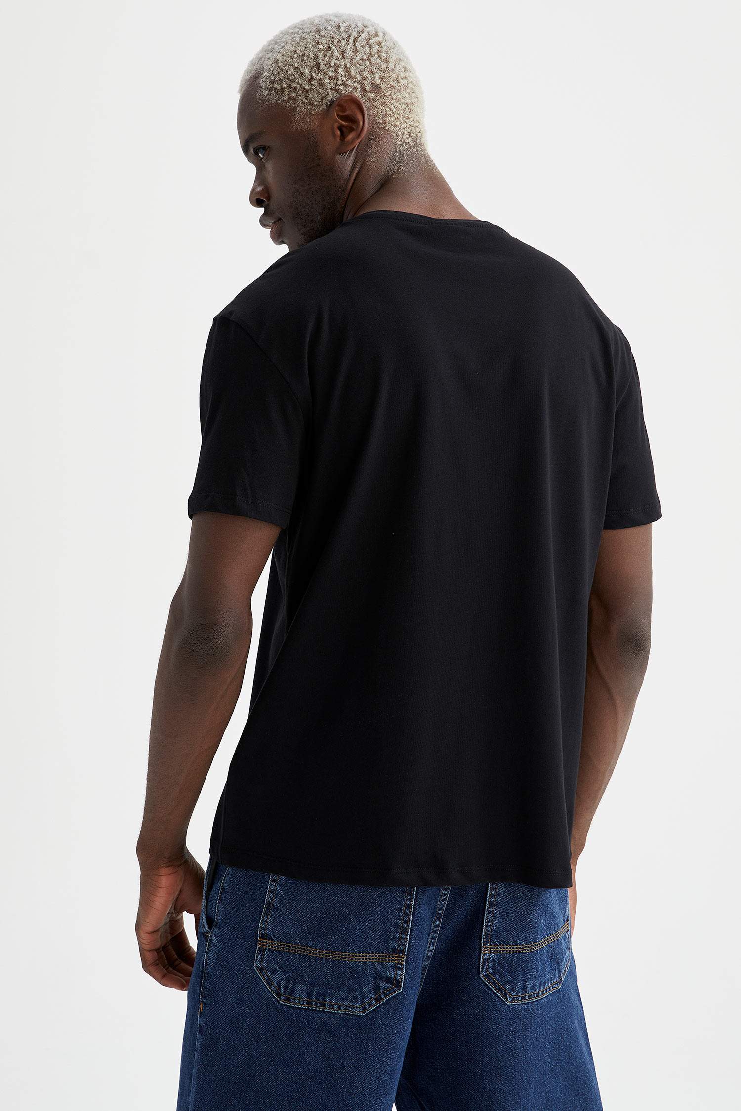 Regular Fit Bisiklet Yaka Basic 2'li Kısa Kollu Tişört