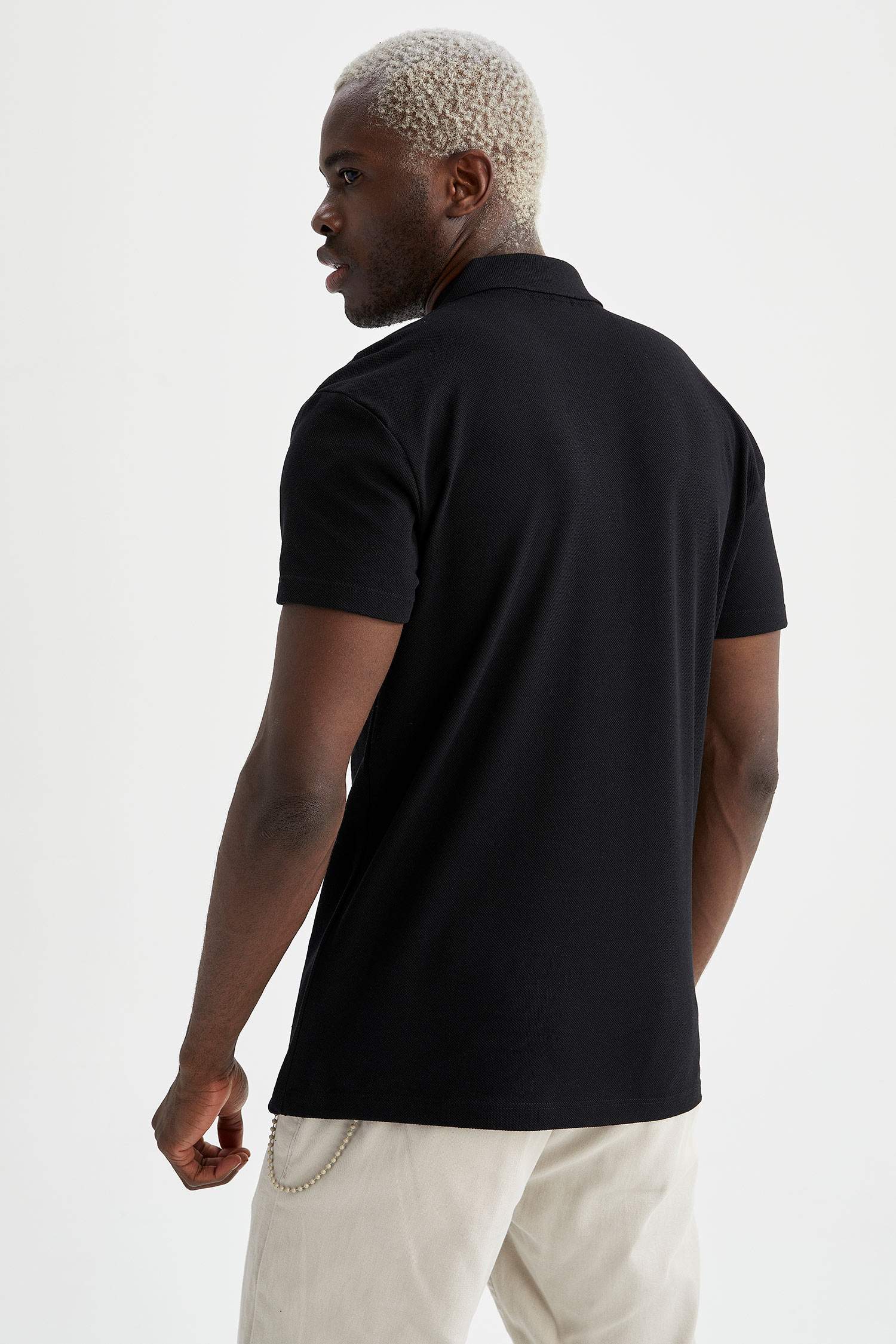 Regular Fit Polo Yaka Basic Kısa Kollu 2'li Tişört