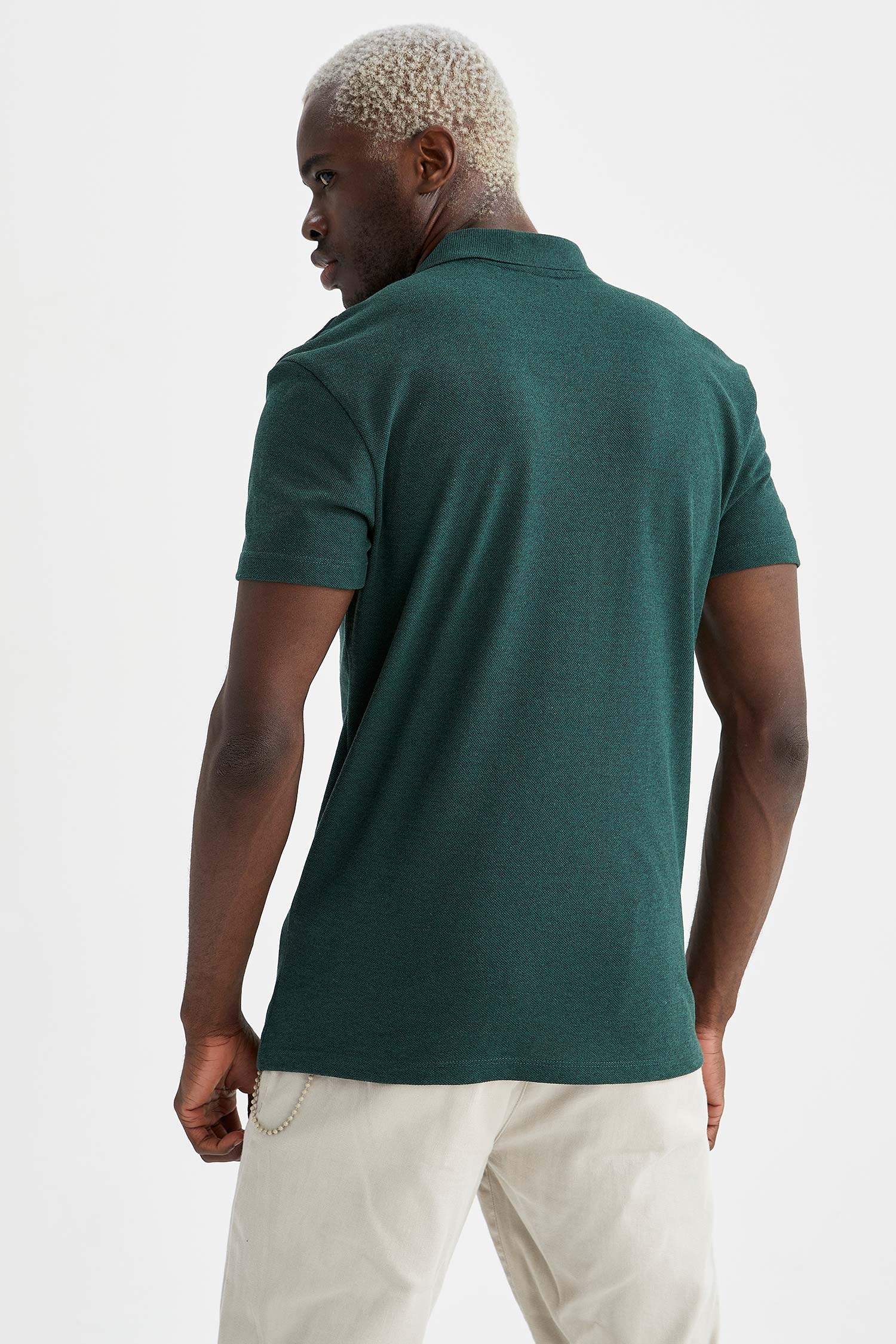 Regular Fit Polo Yaka Basic Kısa Kollu 2'li Tişört