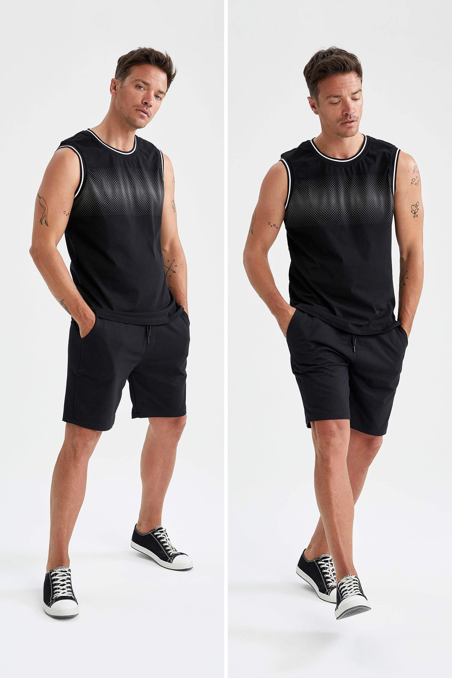 Oversize Fit Basic 2'li Şort