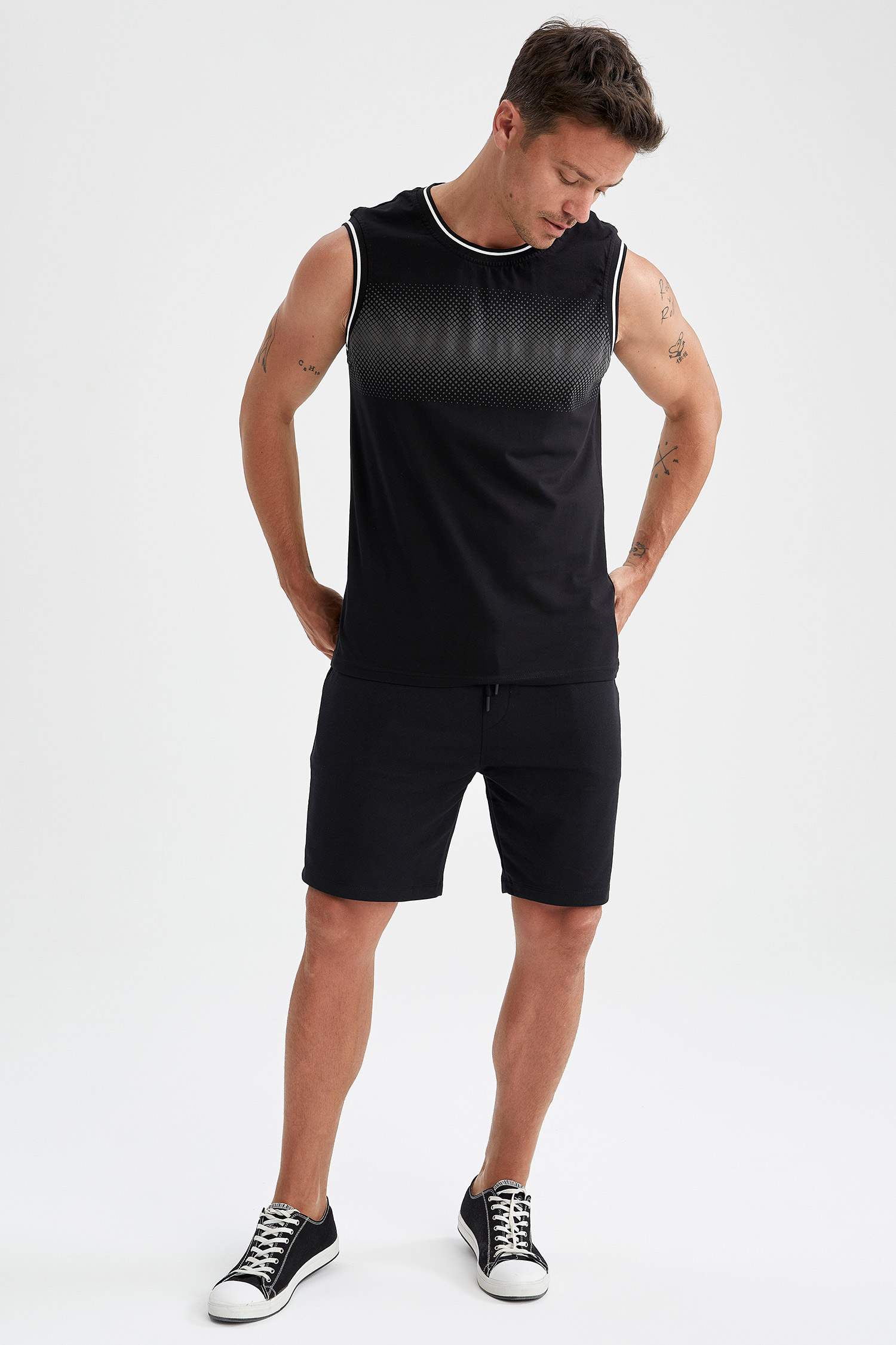 Oversize Fit Basic 2'li Şort