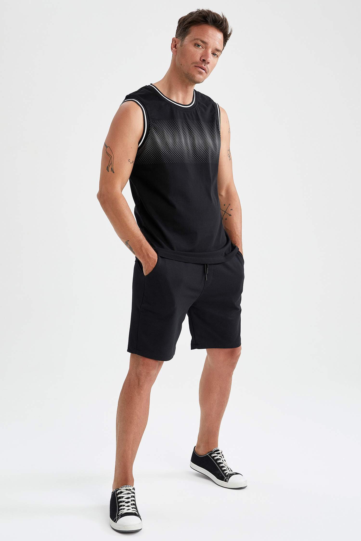 Oversize Fit Basic 2'li Şort