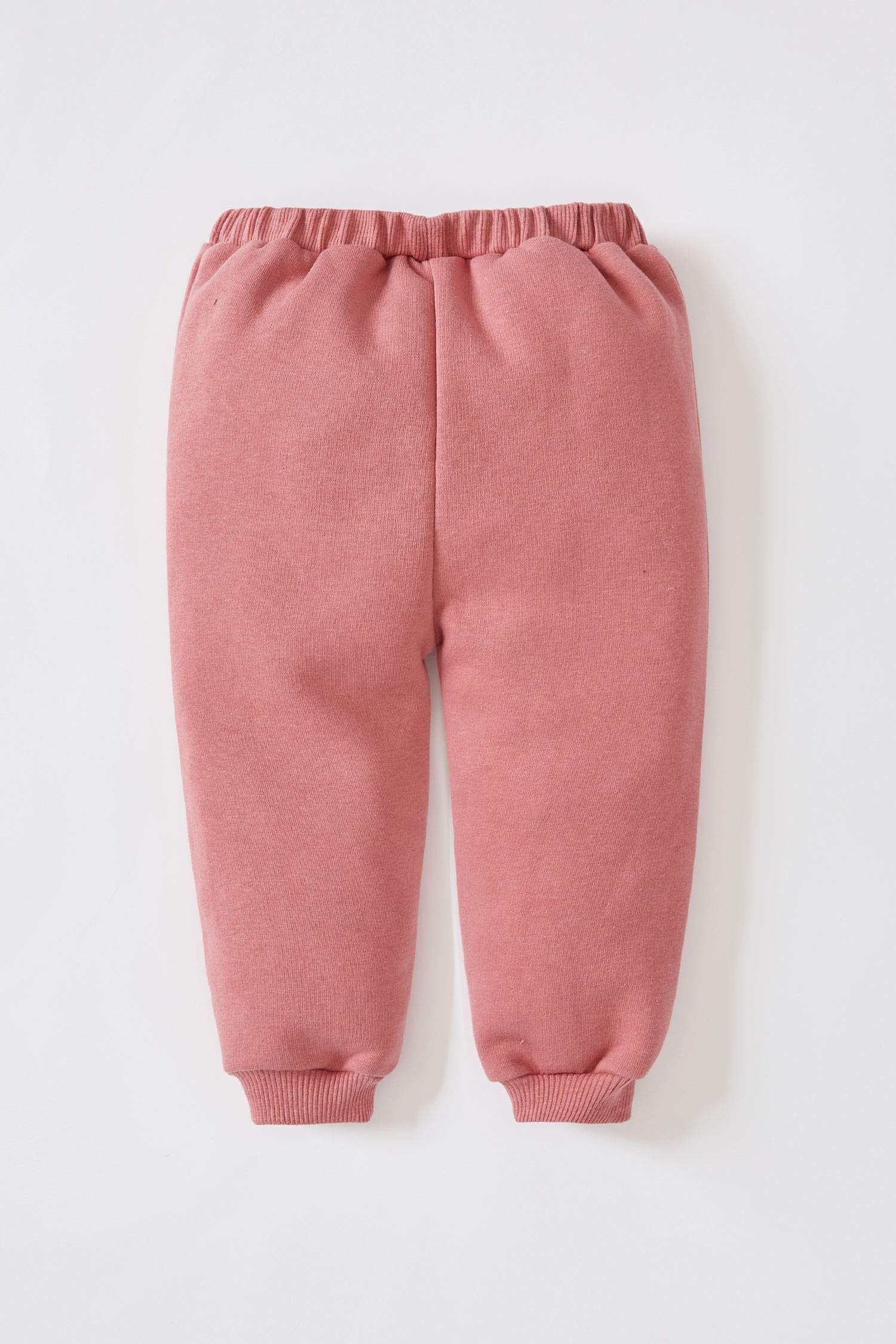 Kız Bebek Regular Fit Basic İçi Yumuşak Tüyllü Eşofman Alt