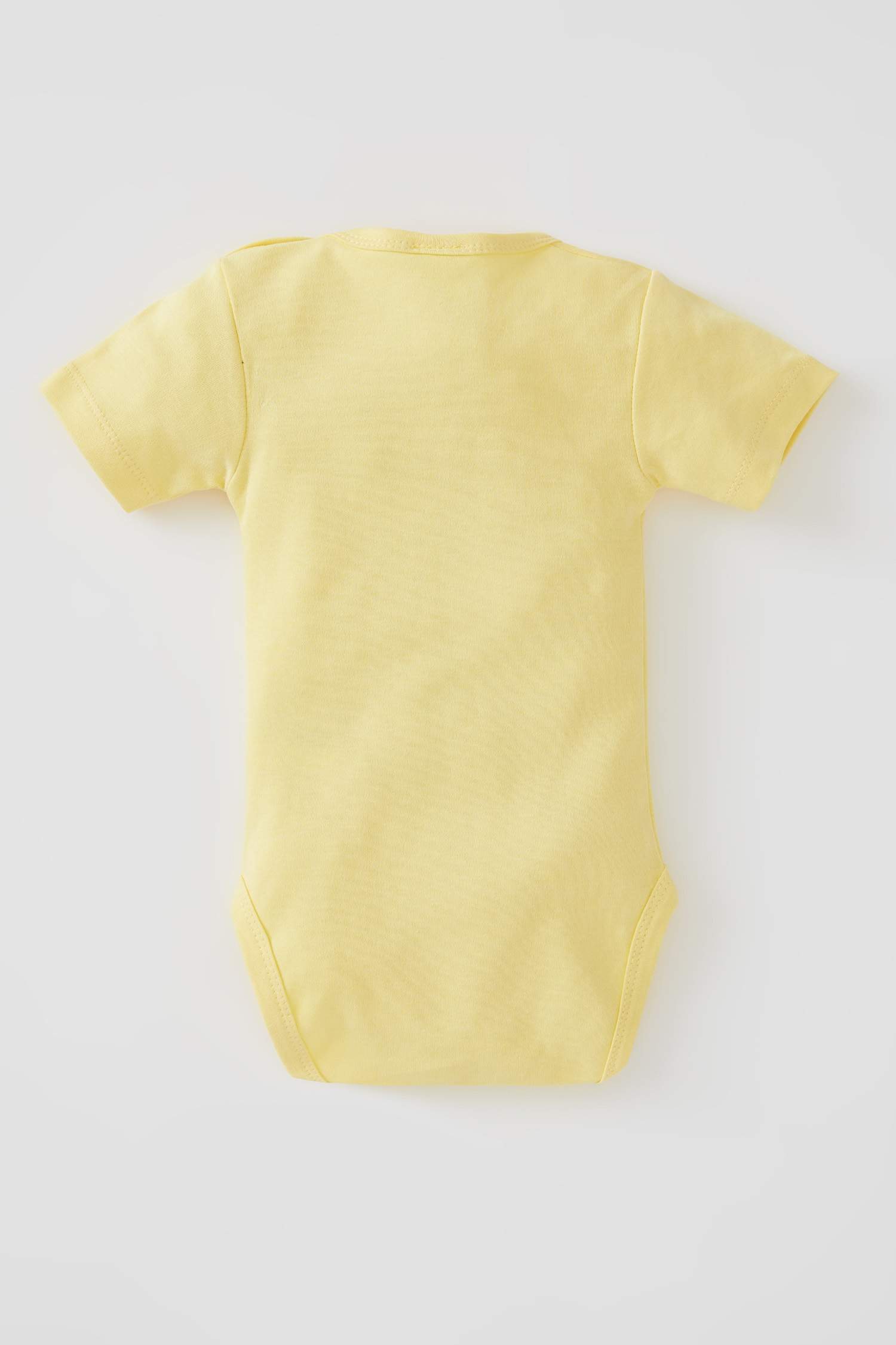 Erkek Bebek Baskılı Kısa Kollu Çıtçıtlı Body