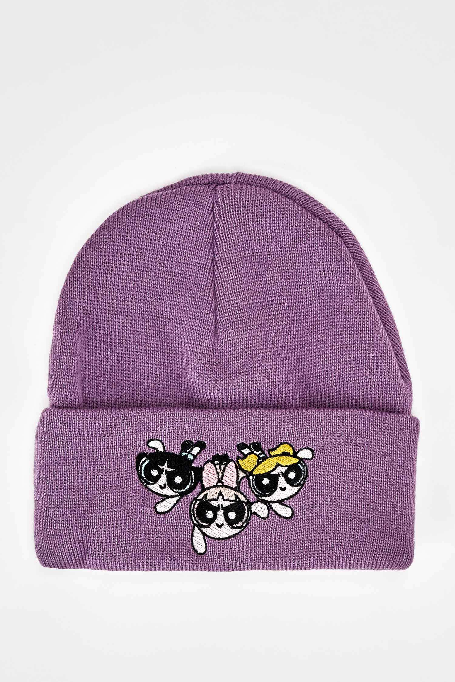 Kız Çocuk PowerPuff Girls Lisanslı Nakışlı Bere