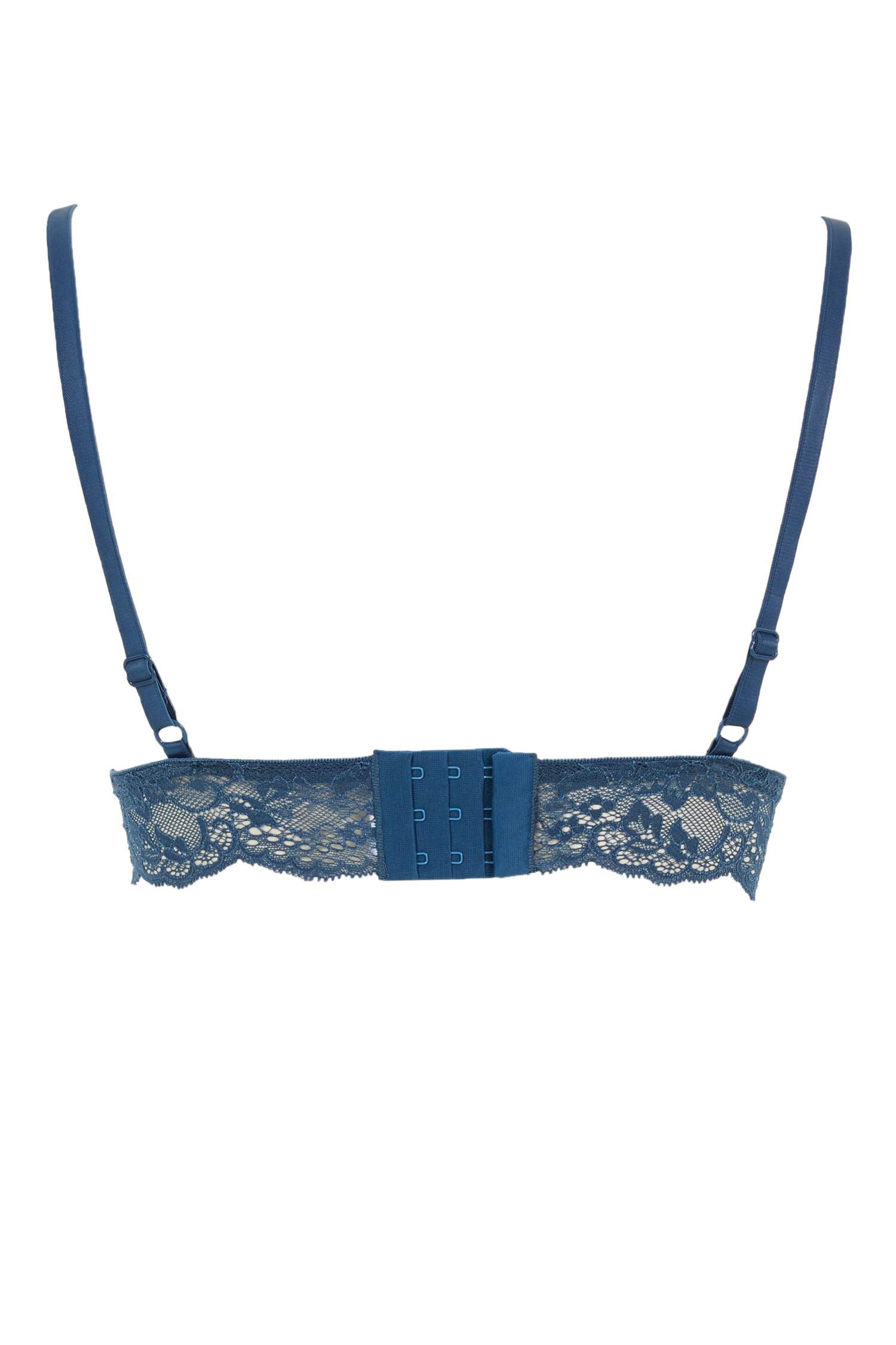 Dantelli İp Detaylı Ayarlanabilir Triangle Bralet