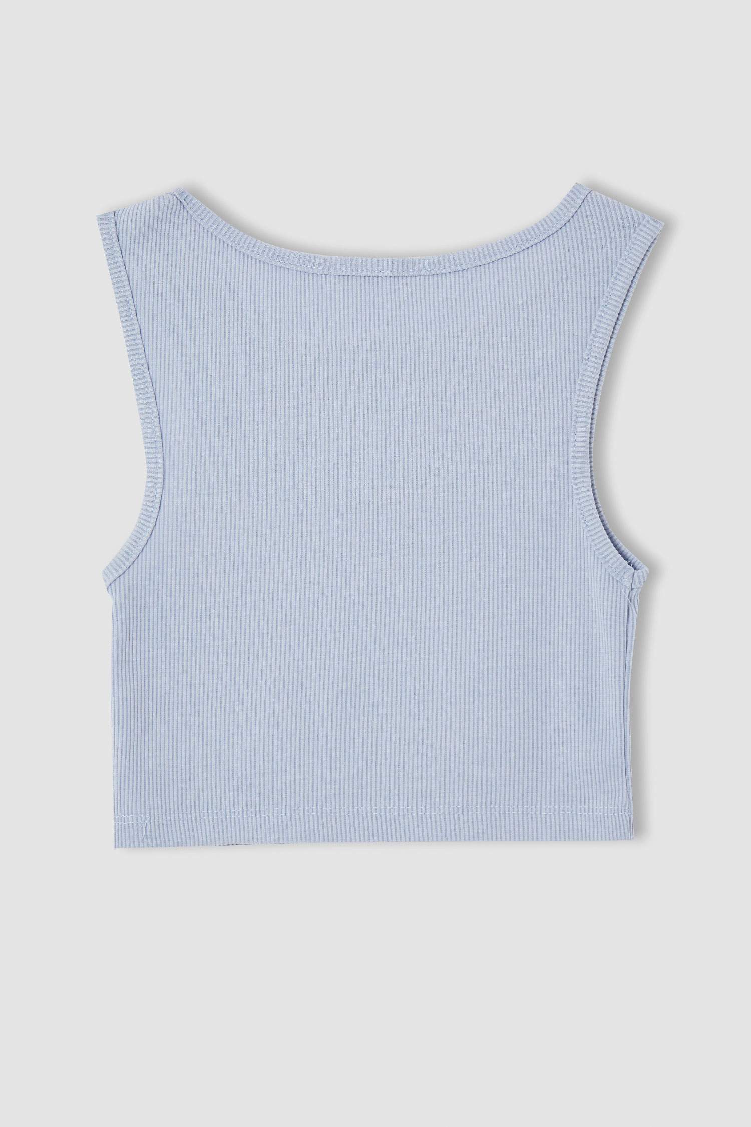 Kız Çocuk Basic Esnek Dokulu 2'li Crop Atlet