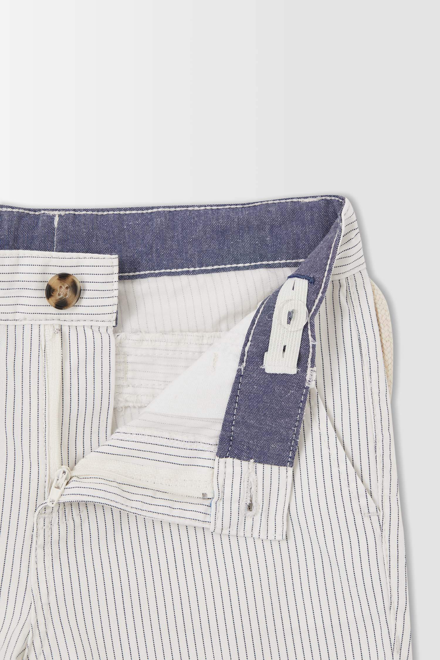 Erkek Çocuk Çizgili Regular Fit Bermuda Şort