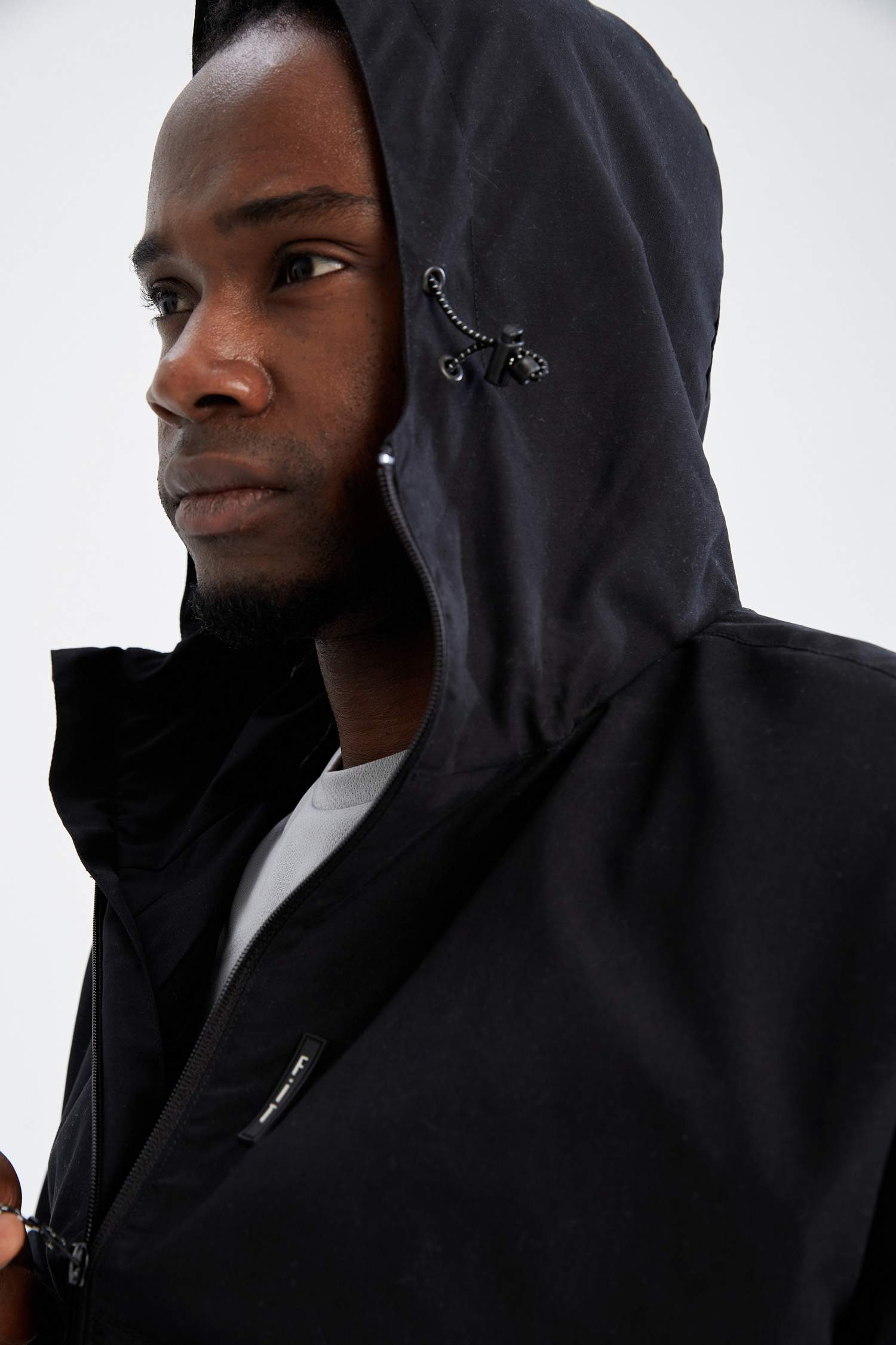 Regular Fit Kapüşonlu Polar Astarlı Mont