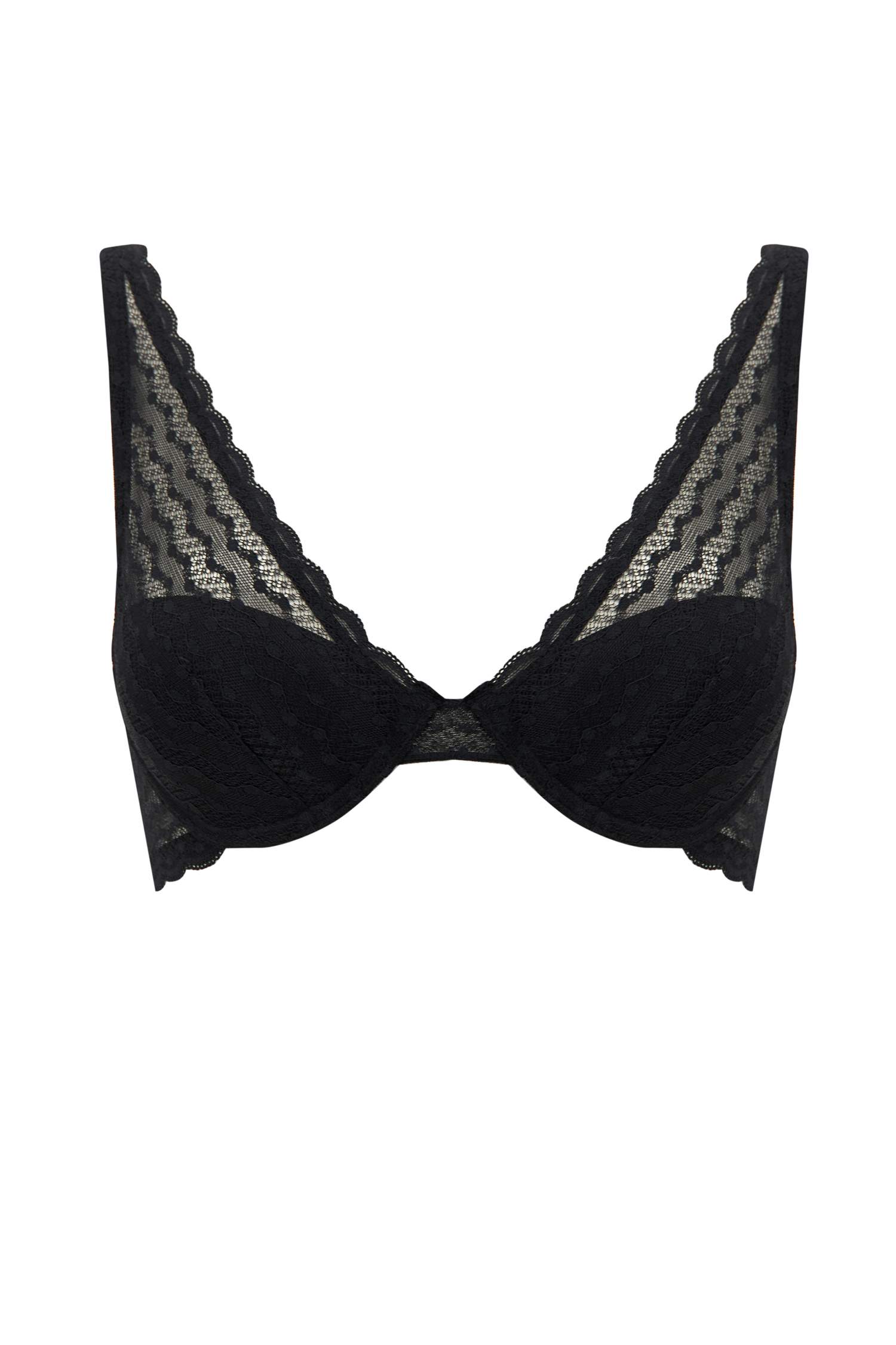 Dantelli Push Up Tişört Sütyen