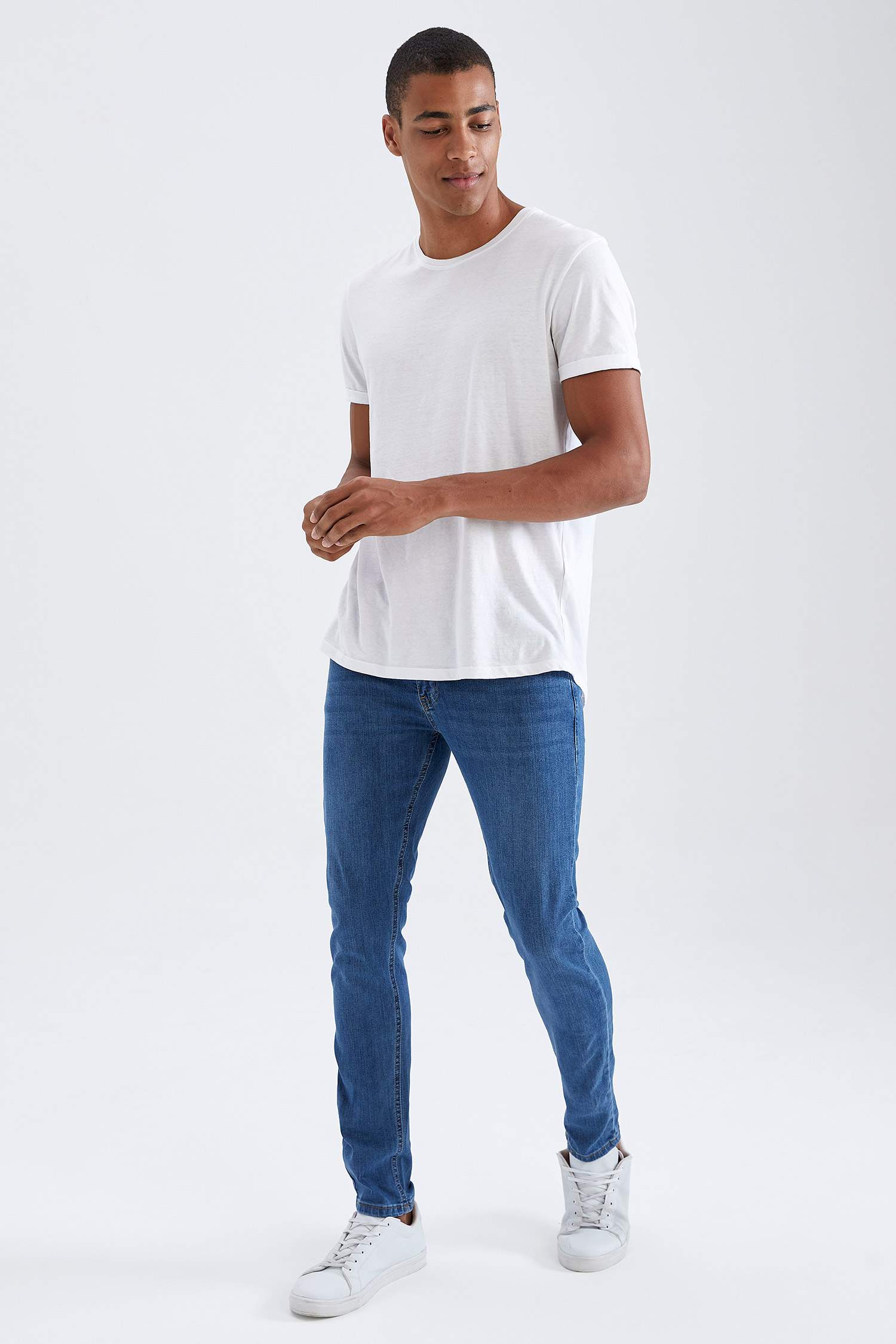 Carlo Skinny Fit Düşük Bel Dar Paça Jean Pantolon
