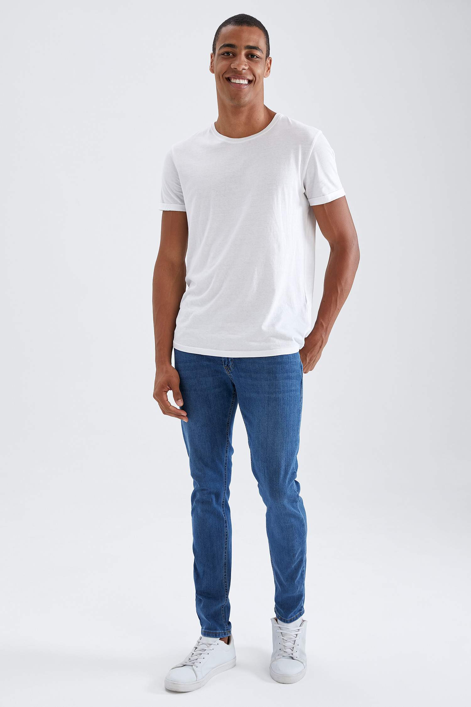 Carlo Skinny Fit Düşük Bel Dar Paça Jean Pantolon