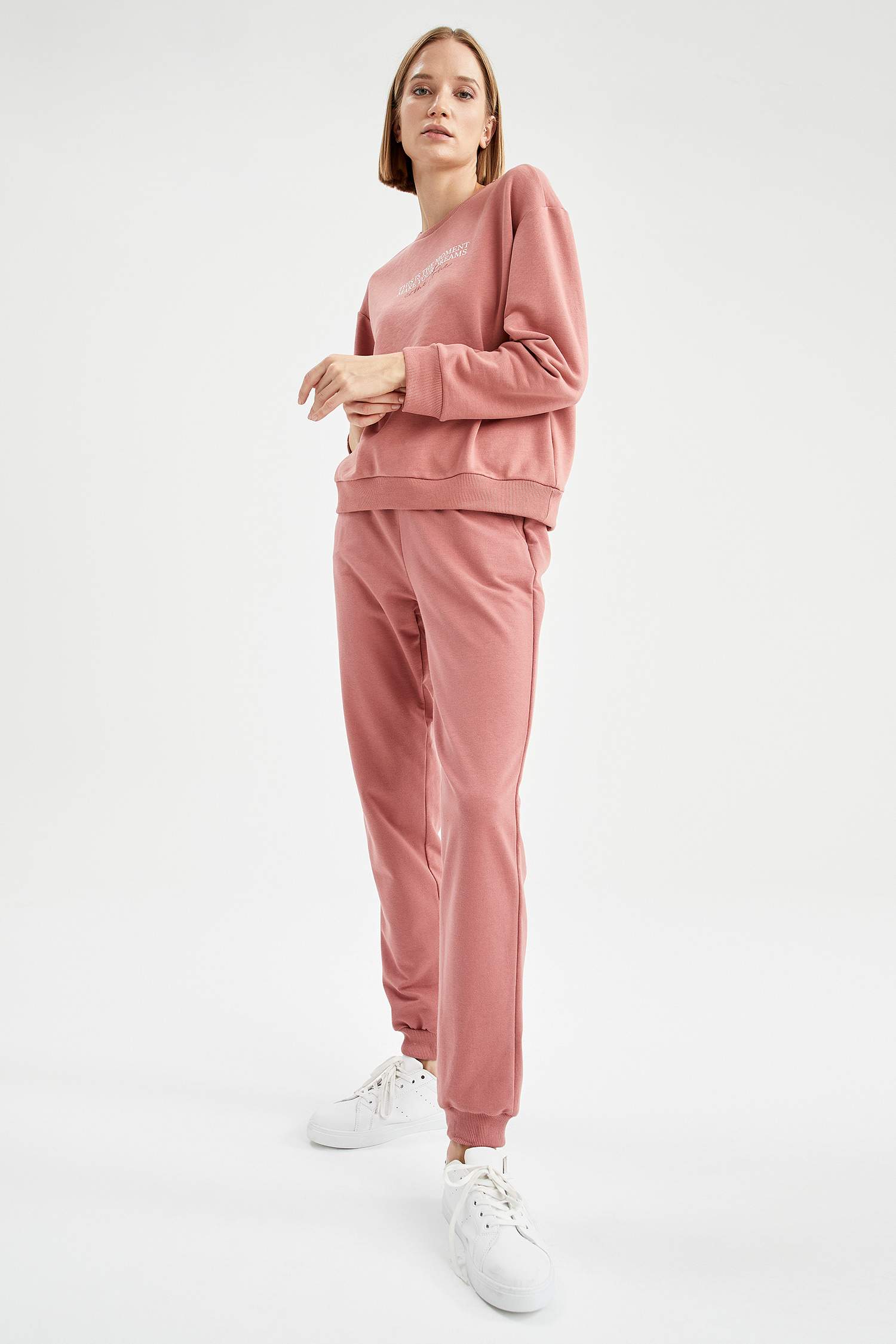 Beli Bağcıklı Cepli Relax Fit Jogger Eşofman Alt