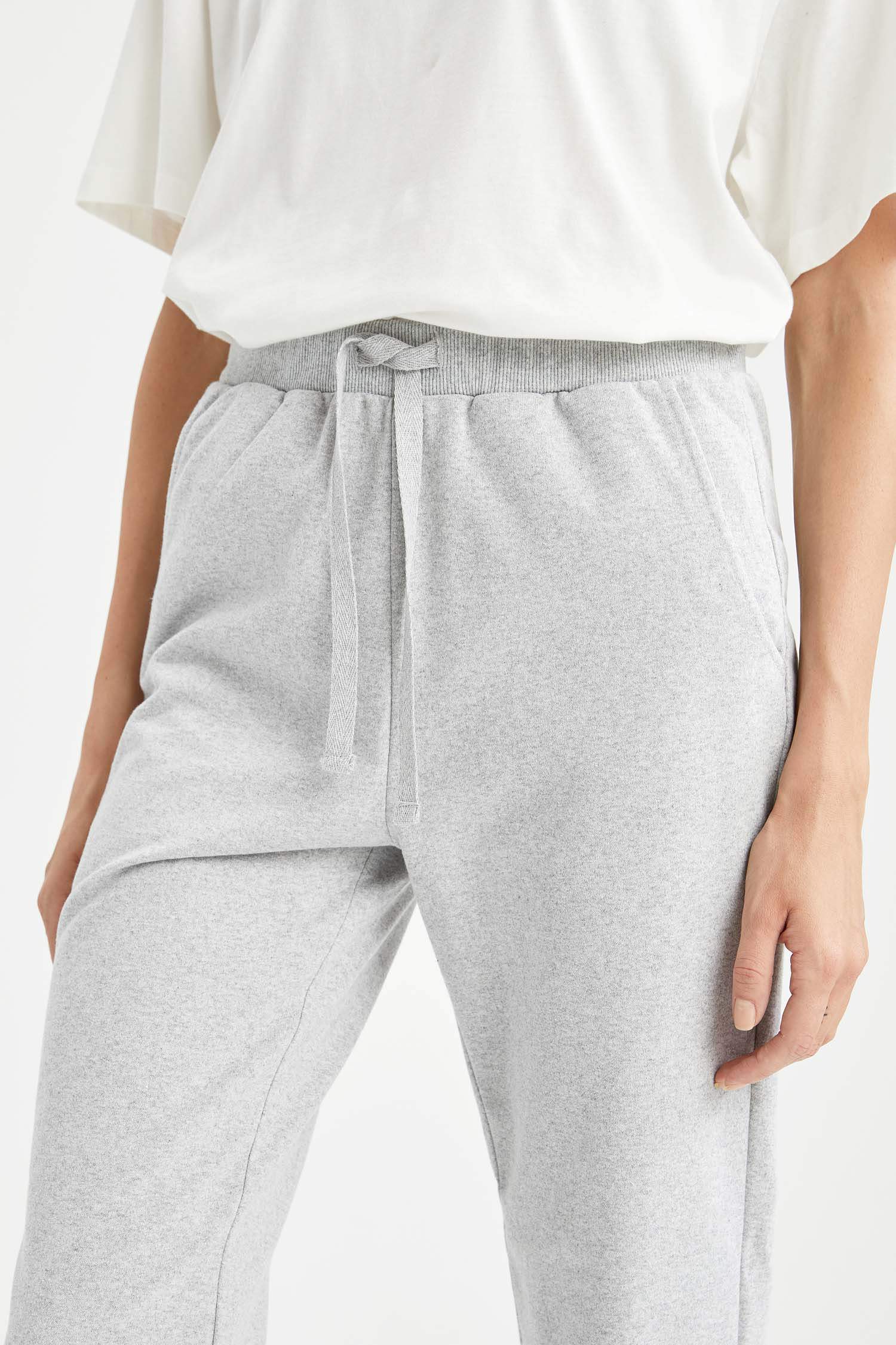 Beli Bağcıklı Cepli Relax Fit Jogger Eşofman Alt