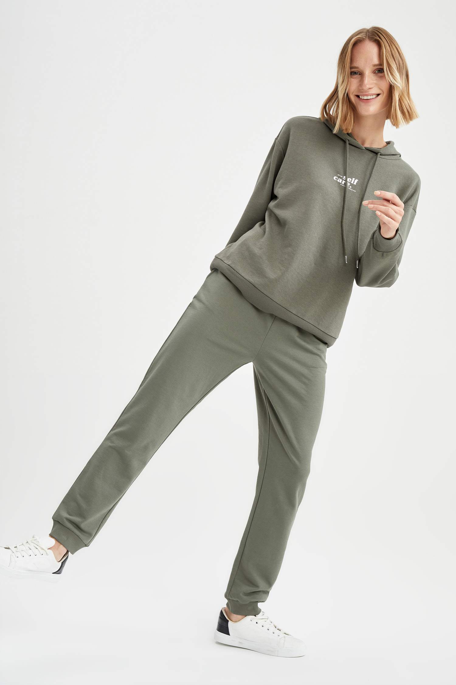 Beli Bağcıklı Cepli Relax Fit Jogger Eşofman Alt