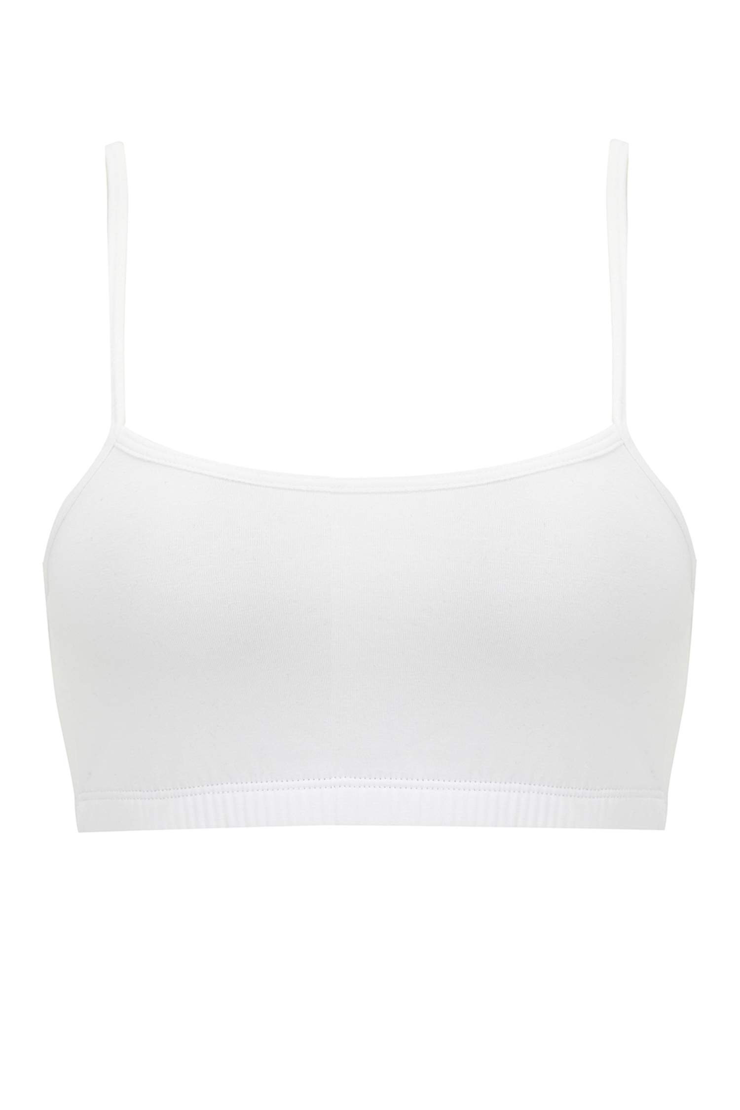 İp Askılı 3'lü Pamuklu Crop Top