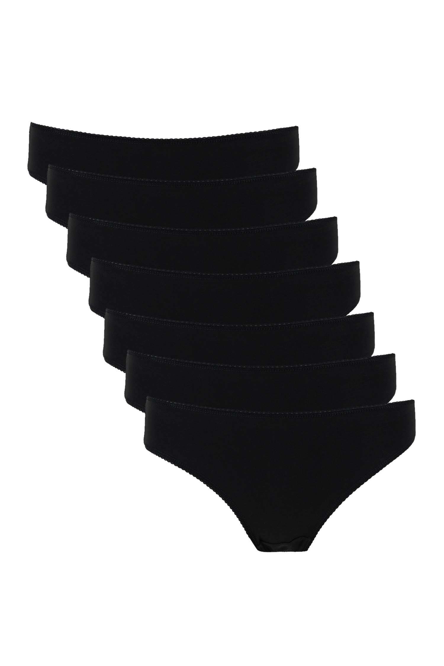 7'li Basic Pamuklu Brief Külot
