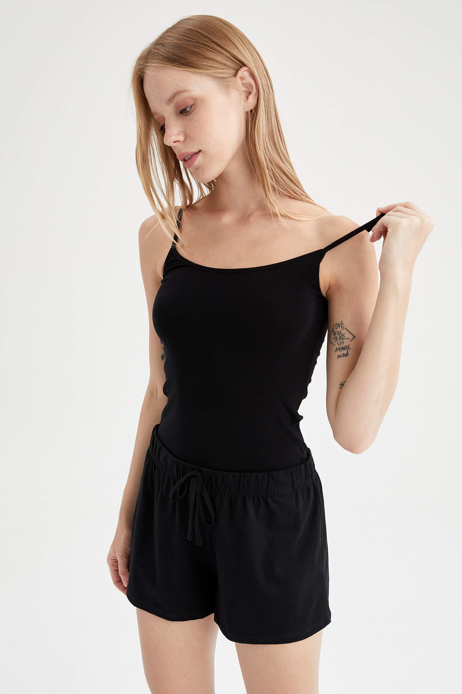 İp Askılı Klasik Slim Fit Pamuklu 2'li Atlet