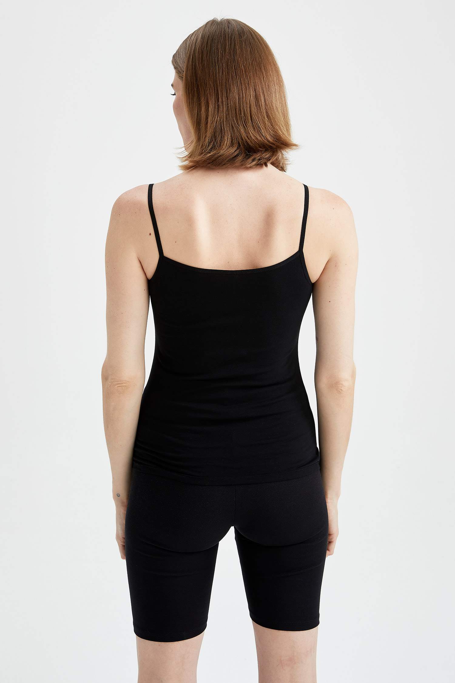 İp Askılı Klasik Slim Fit Pamuklu 2'li Atlet