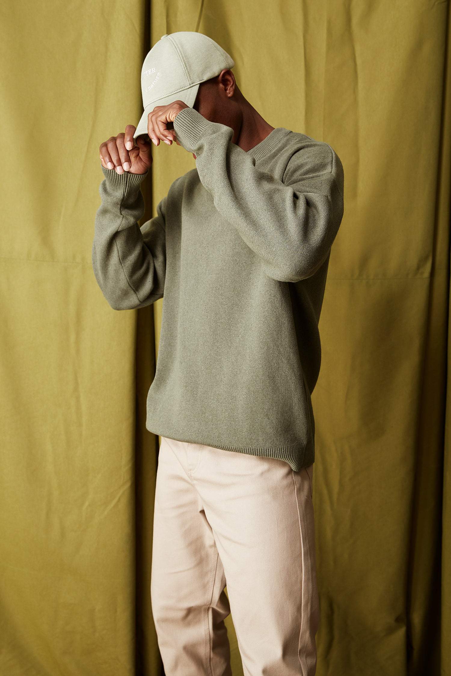Oversize Fit Bisiklet Yaka Triko Kazak