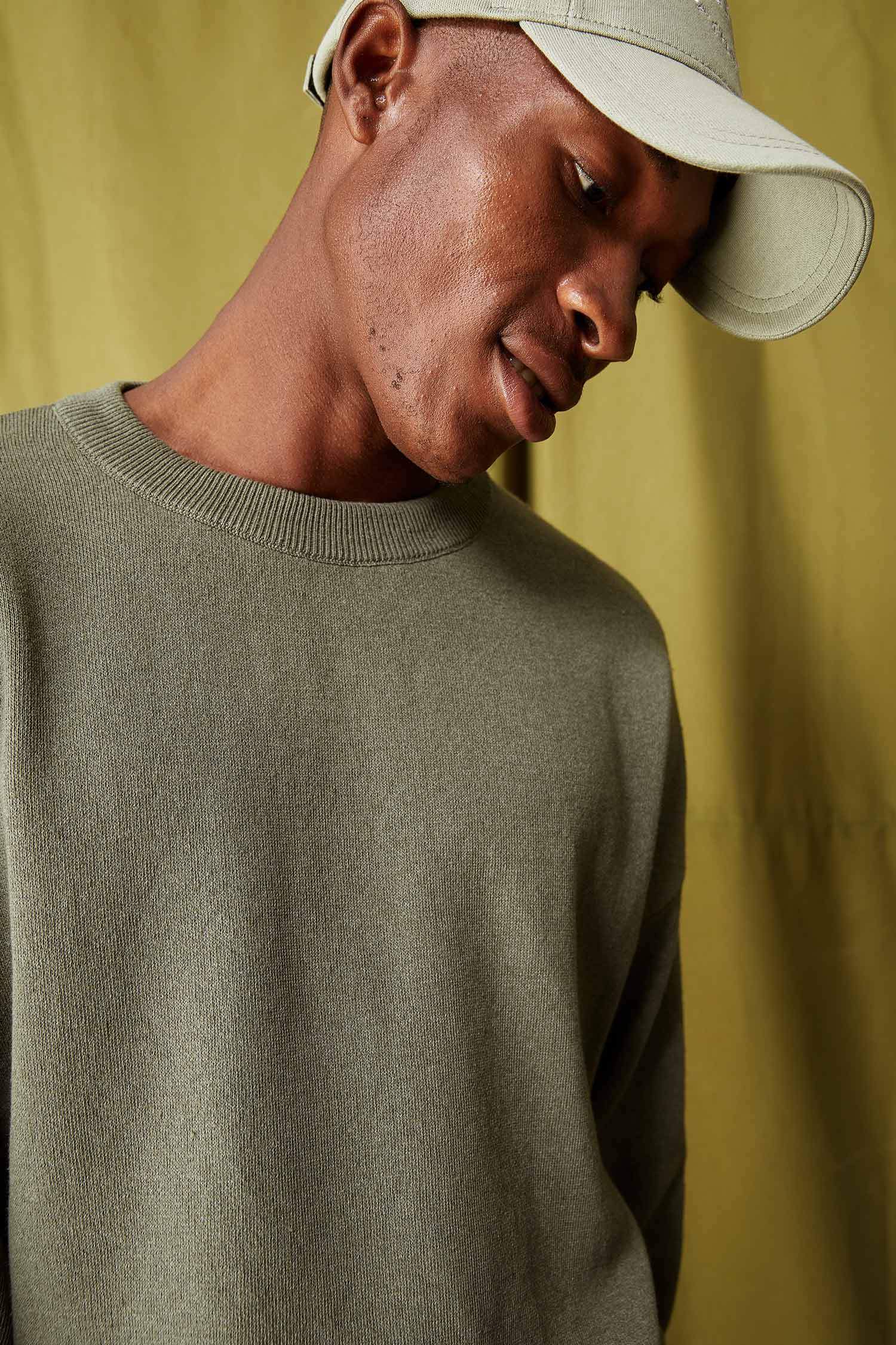 Oversize Fit Bisiklet Yaka Triko Kazak