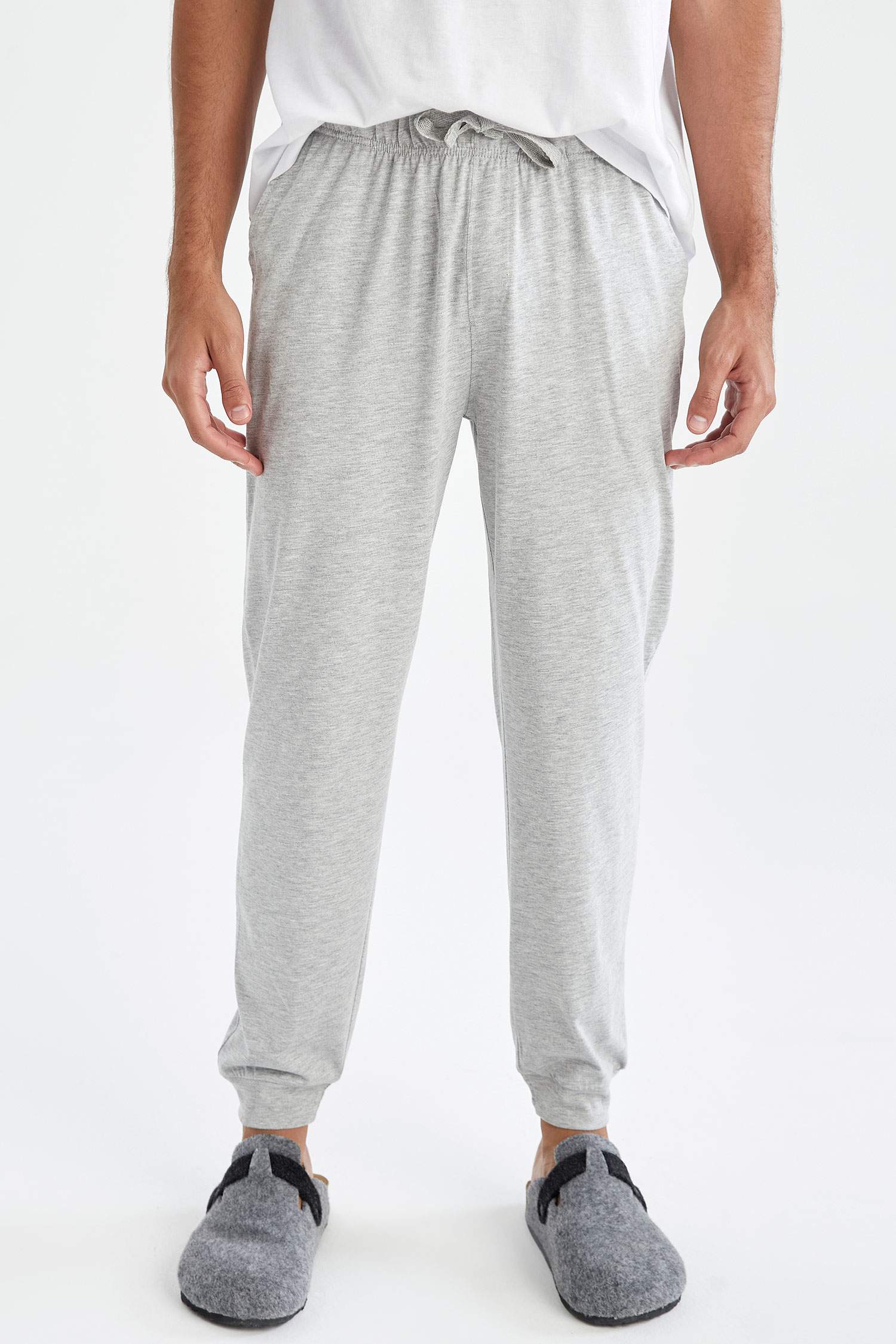 Slim Fit 2'li Jogger Pijama Altı