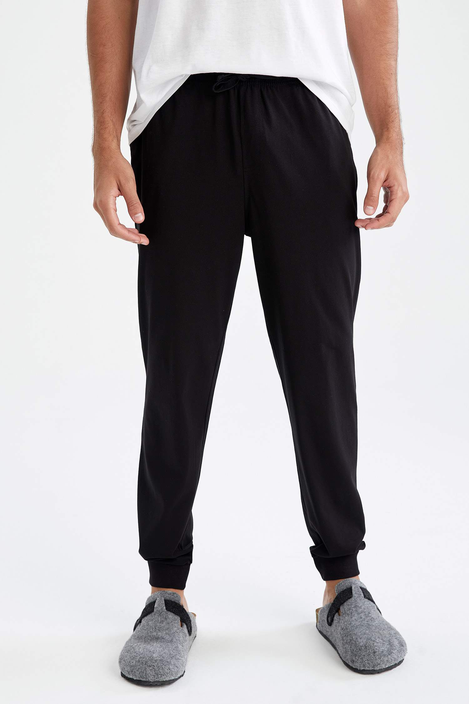 Slim Fit 2'li Jogger Pijama Altı