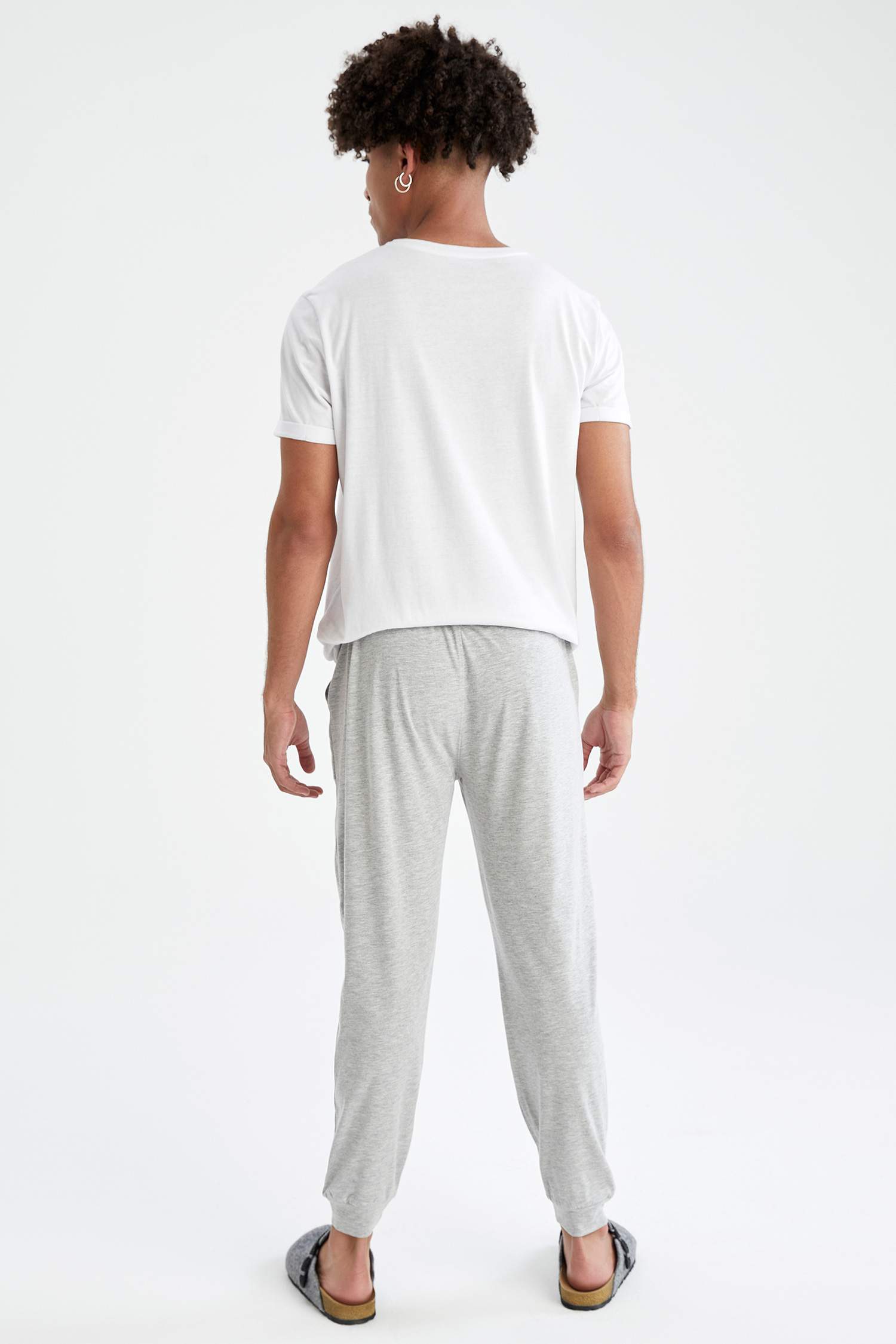 Slim Fit 2'li Jogger Pijama Altı