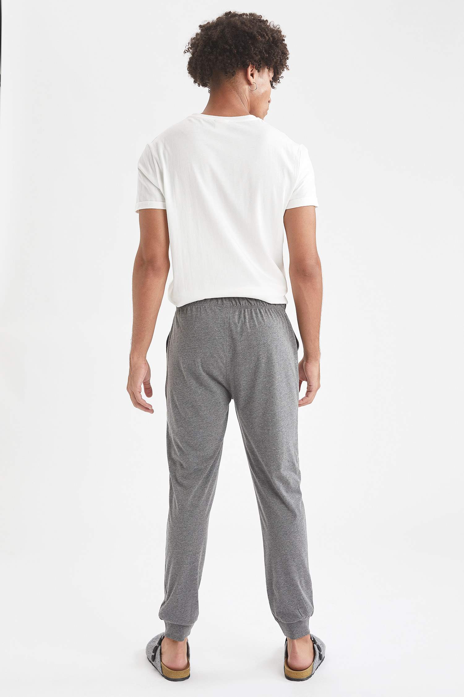 Slim Fit 2'li Jogger Pijama Altı